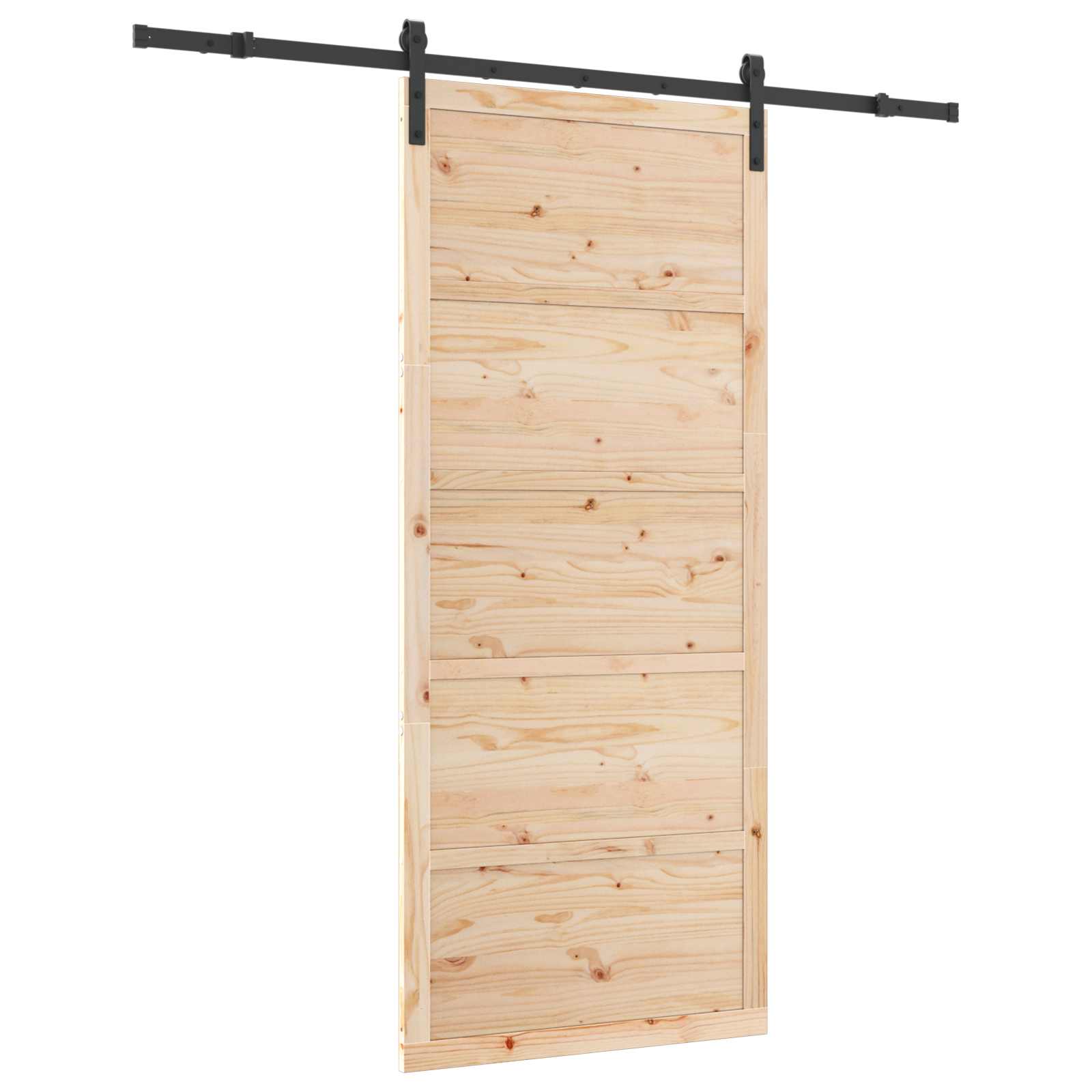 Klizna vrata Prirodna 100 x 208 cm Masivna borovina
