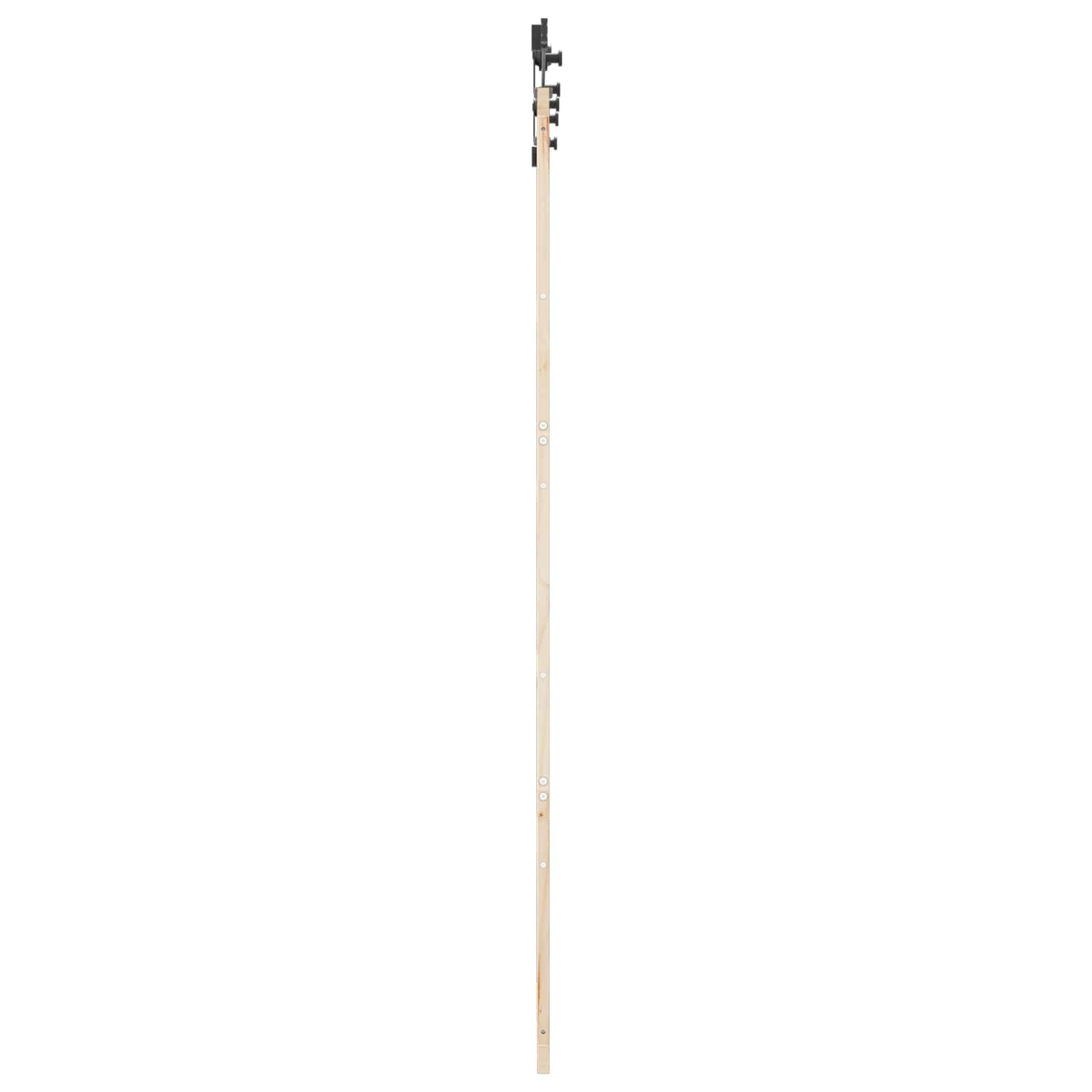 Klizna vrata Prirodna 80 x 208 cm Masivna borovina