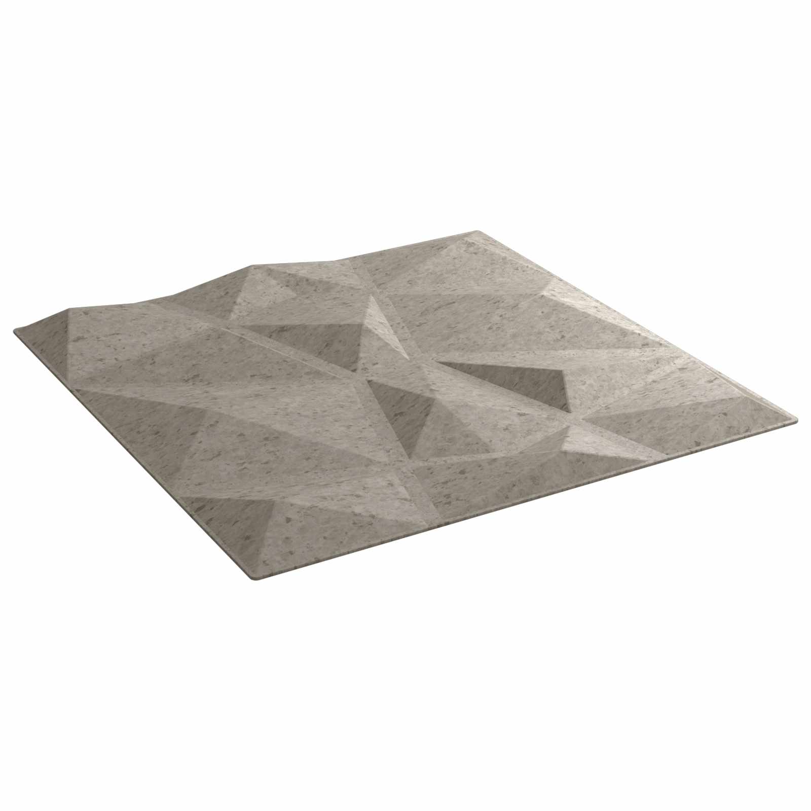 Zidne panele 48 pcs Betonska siva 50 x 50 cm XPS pjena