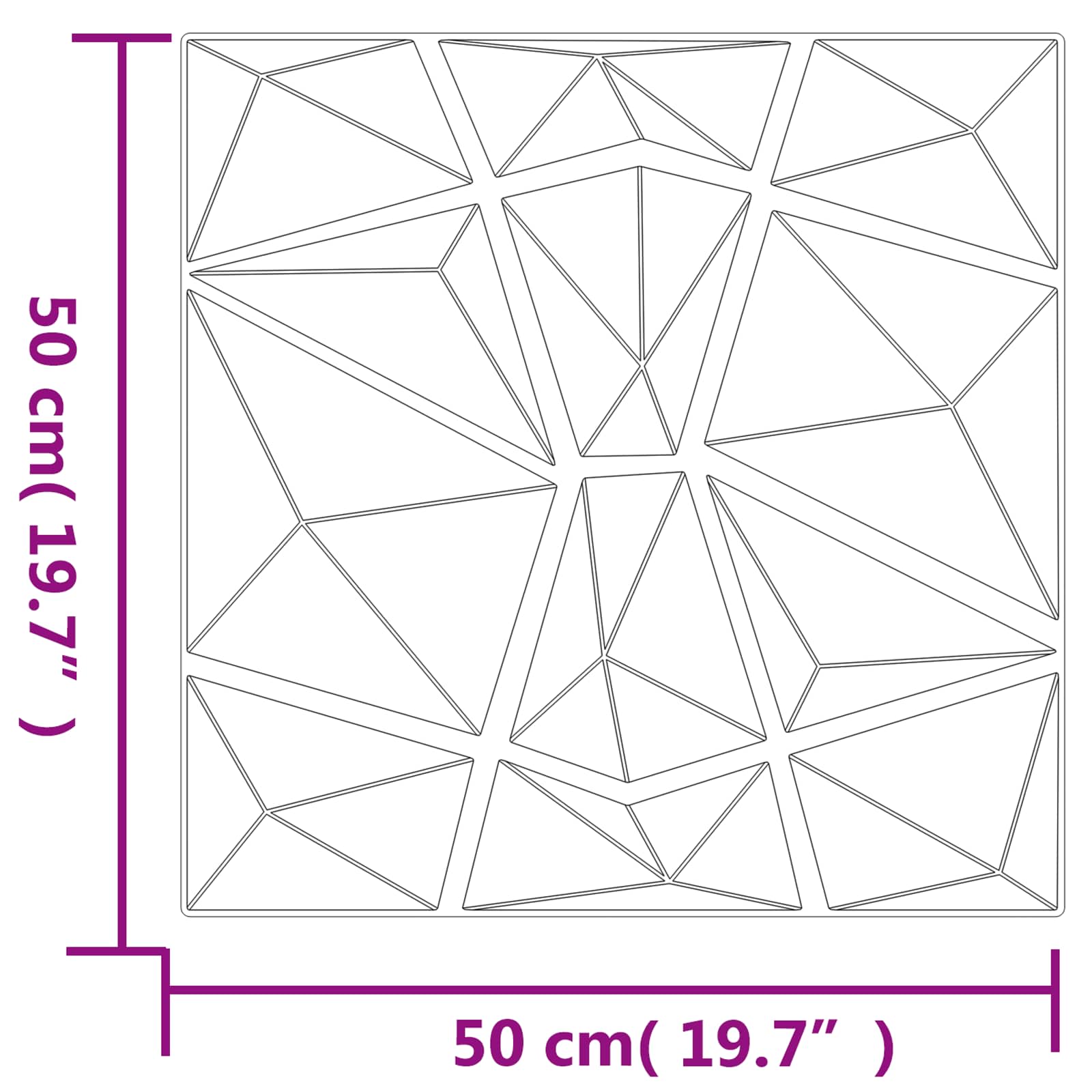 Zidne panele 24 pcs Zelena 50 x 50 cm XPS pjena