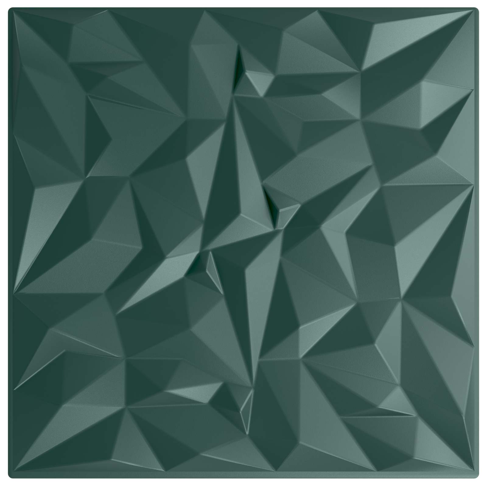 Zidne panele 24 pcs Ametist zelena 50 x 50 cm XPS pjena
