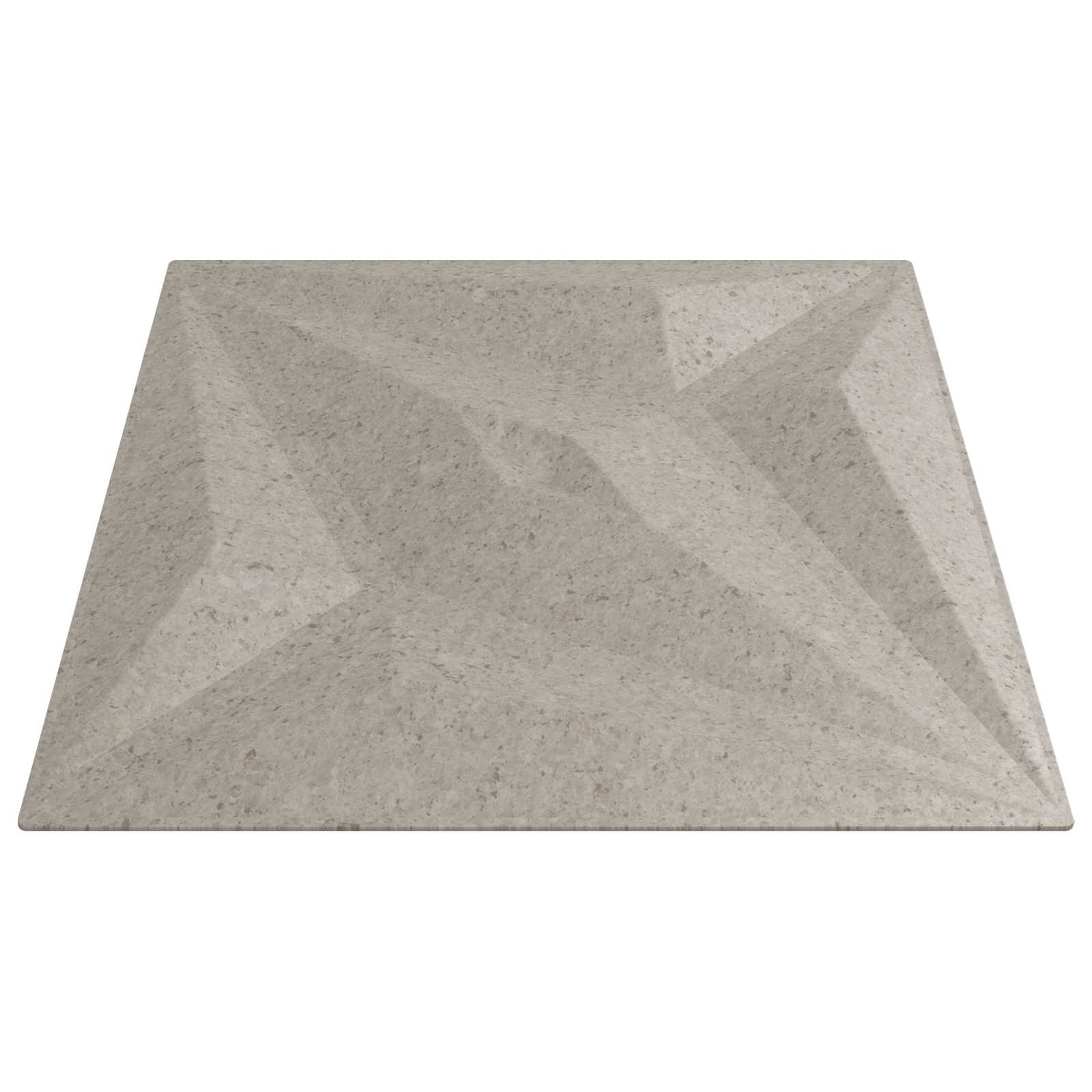 Zidne panele 48 pcs Zvijezda beton 50 x 50 cm XPS pjena