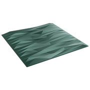 Zidne panele 24 pcs Kamen zelena 50 x 50 cm XPS pjena