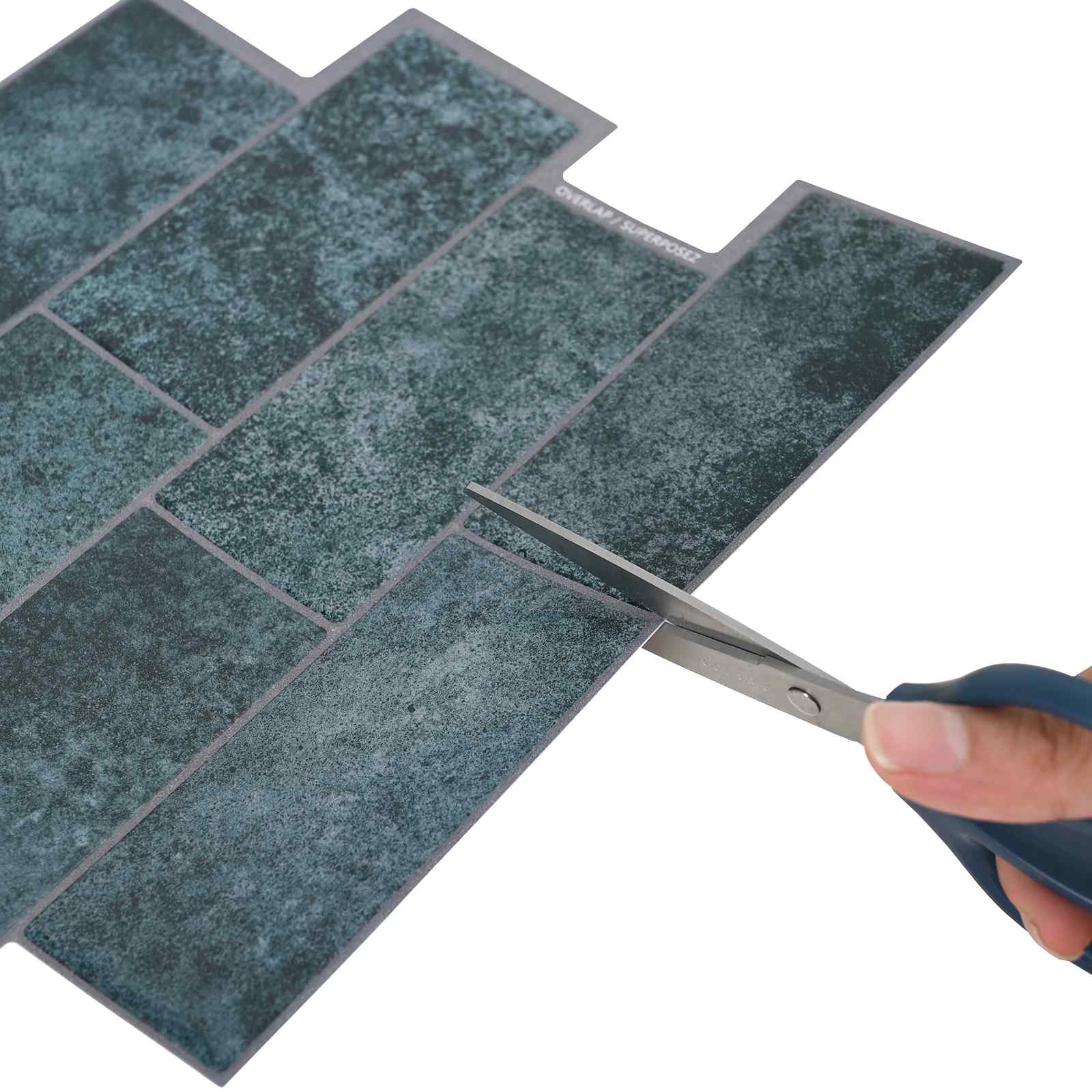 Subway pločica 20 pcs Plava Zelena 29 x 21 cm Poliuretan i PET