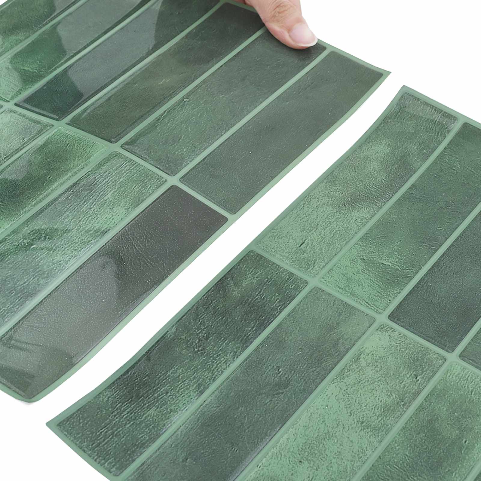 Pravougaona keramika 20 pcs Tamnozelena 29 x 23 x 0,08 cm
