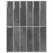 Pravougaona keramika 20 pcs Siva 29 x 23 x 0,08 cm