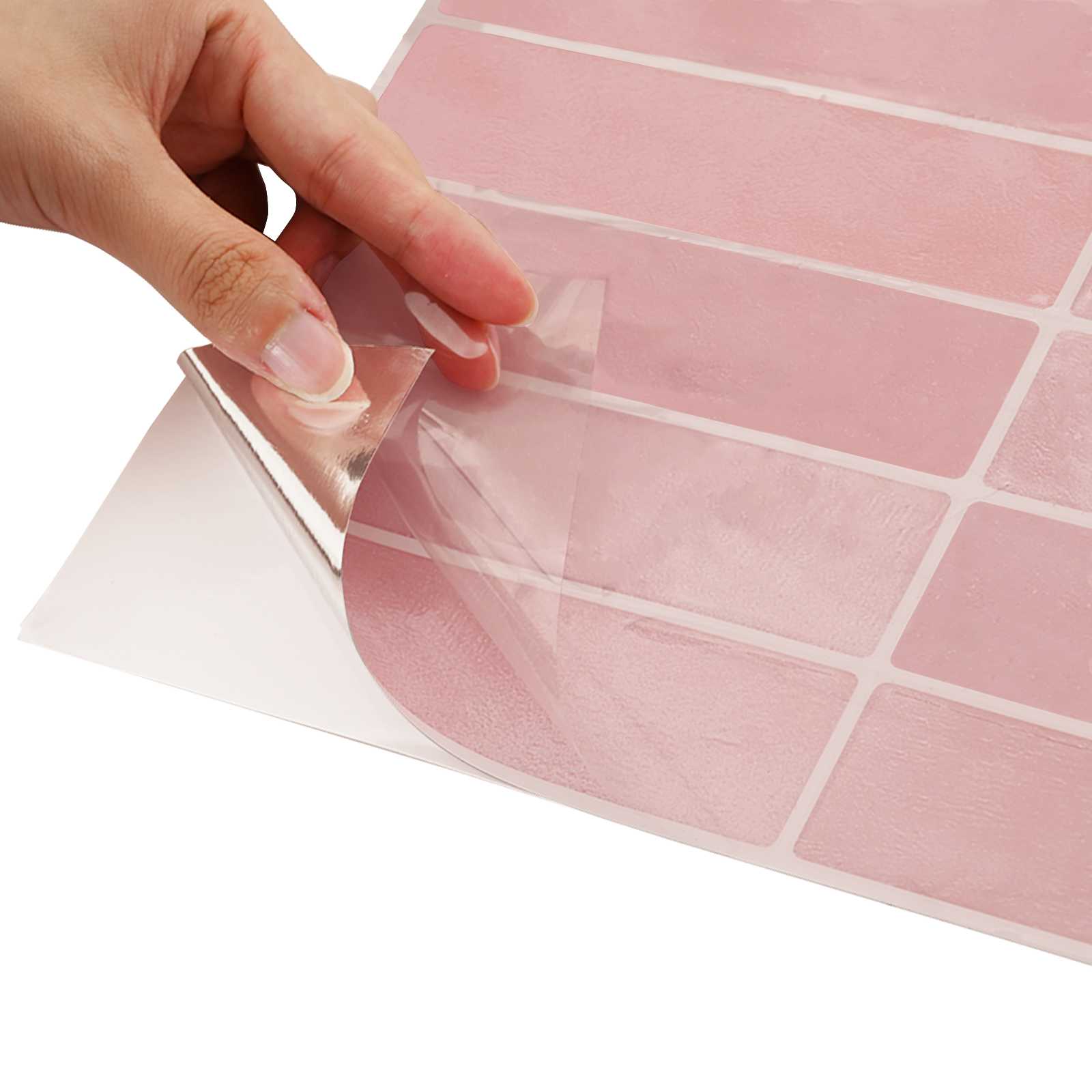 Pravougaona keramika 20 pcs Ružičasta 29 x 23 x 0,08 cm