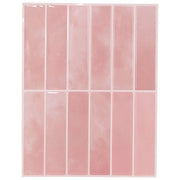 Pravougaona keramika 50 pcs Ružičasta 29 x 23 x 0,08 cm
