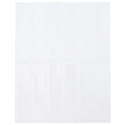 Pravougaona keramika 20 pcs Bijela 29 x 23 x 0,08 cm