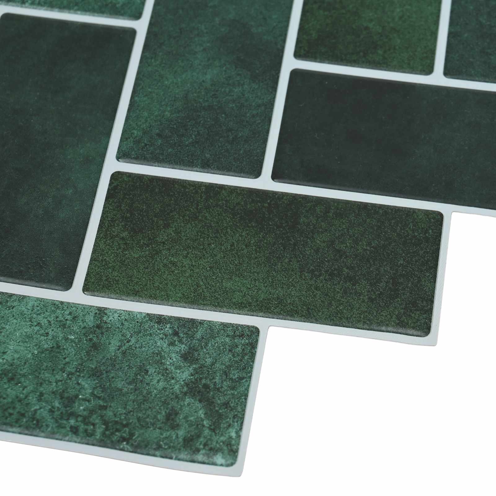 Pločica riblja kost 10 pcs Tamnozelena 30 x 30 cm