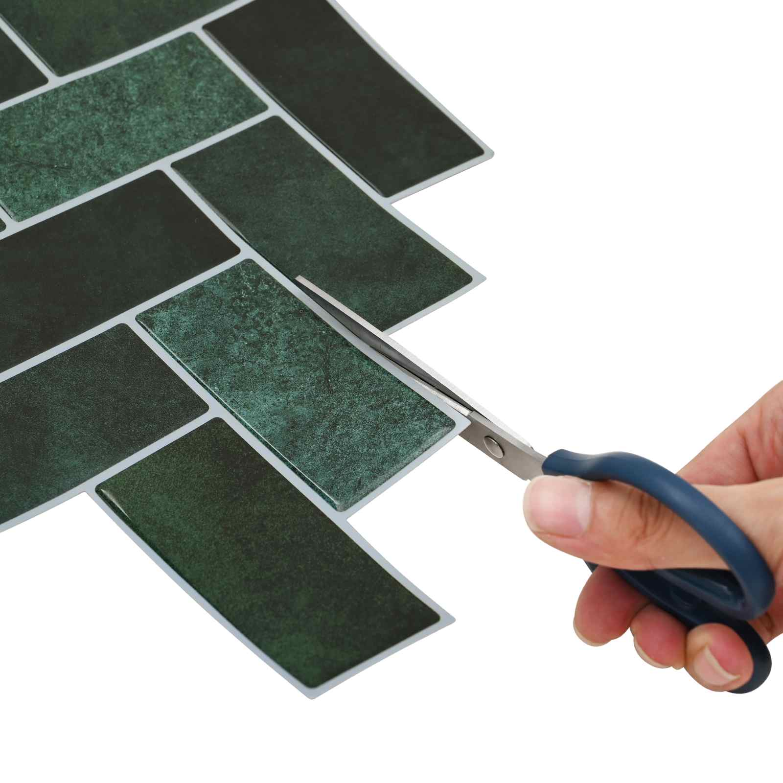 Pločica riblja kost 50 pcs Tamnozelena 30 x 30 cm