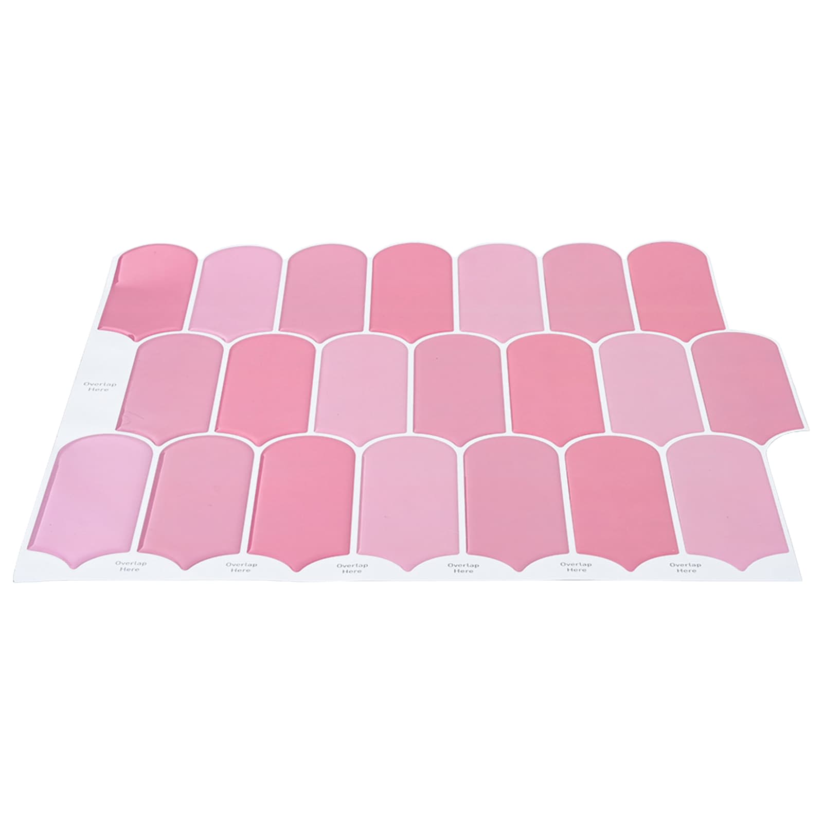 Pernata pločica 20 pcs Ružičasta 30 x 30 cm Poliuretan i PET