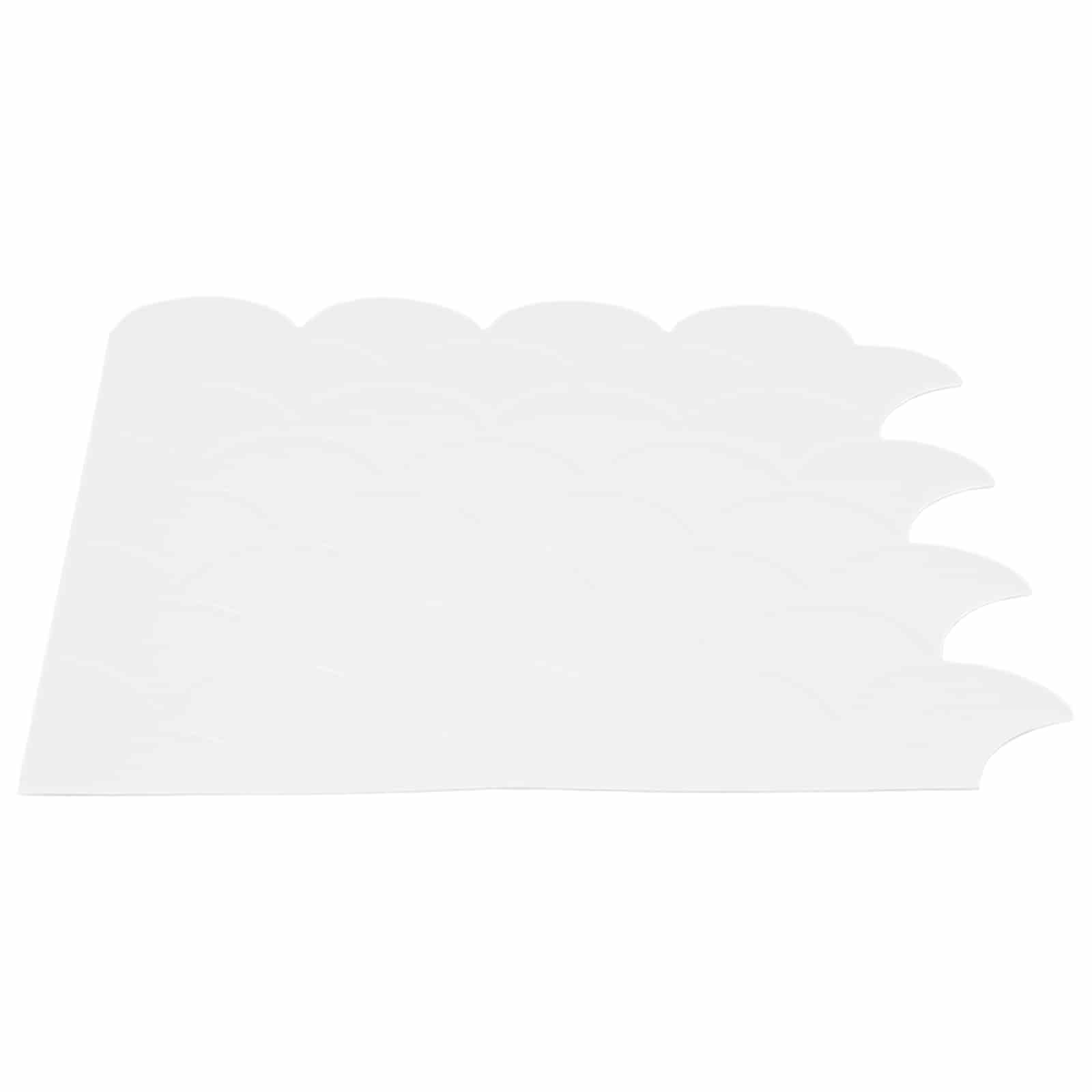 Pločica riblje ljuske 20 pcs Bijela 30 x 30 cm Poliuretan i PET