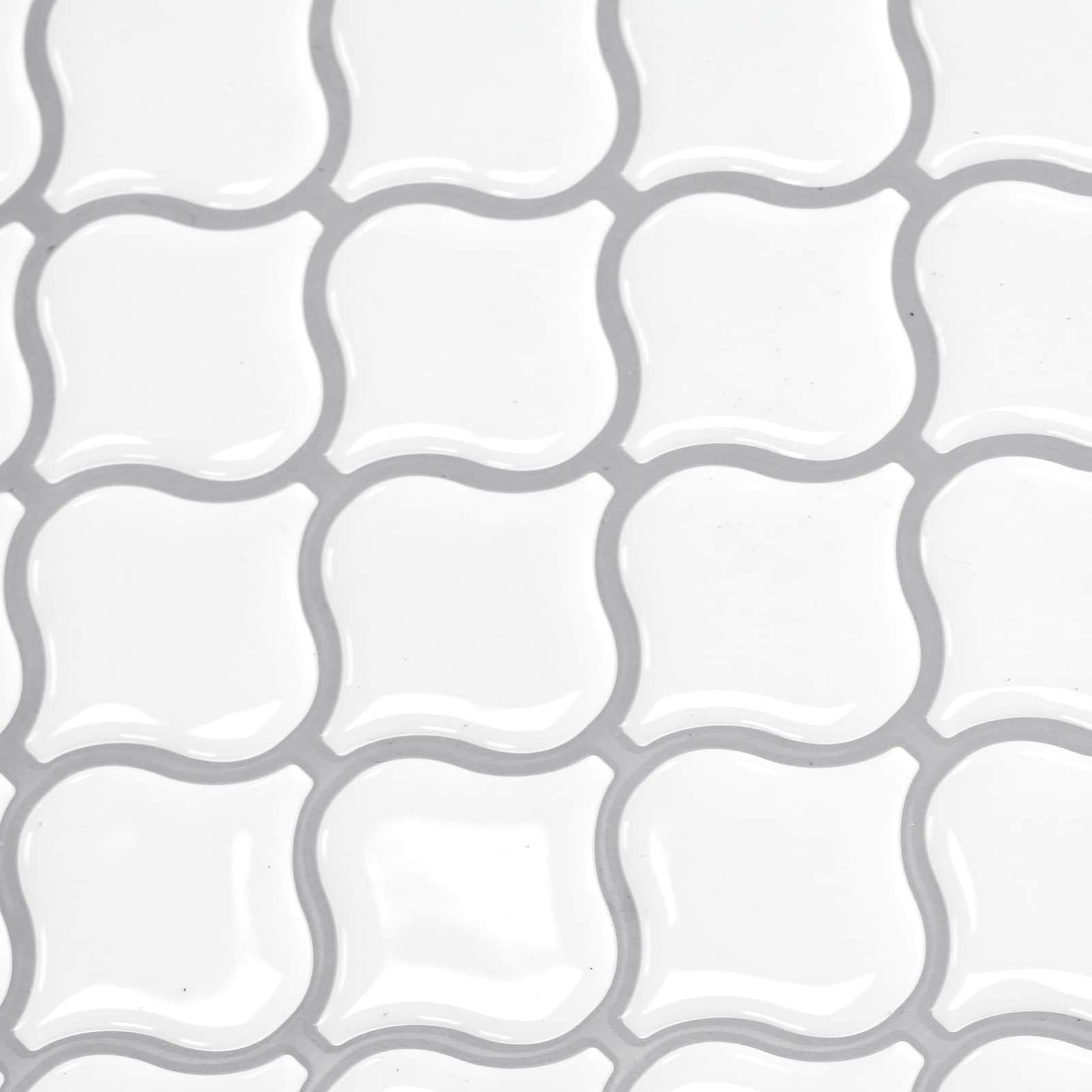 Lanturn ploča 20 pcs Bijela 27 x 27 cm Poliuretan i PET