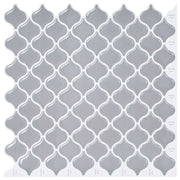 Lanturn ploča 10 pcs Siva 27 x 27 cm Poliuretan i PET