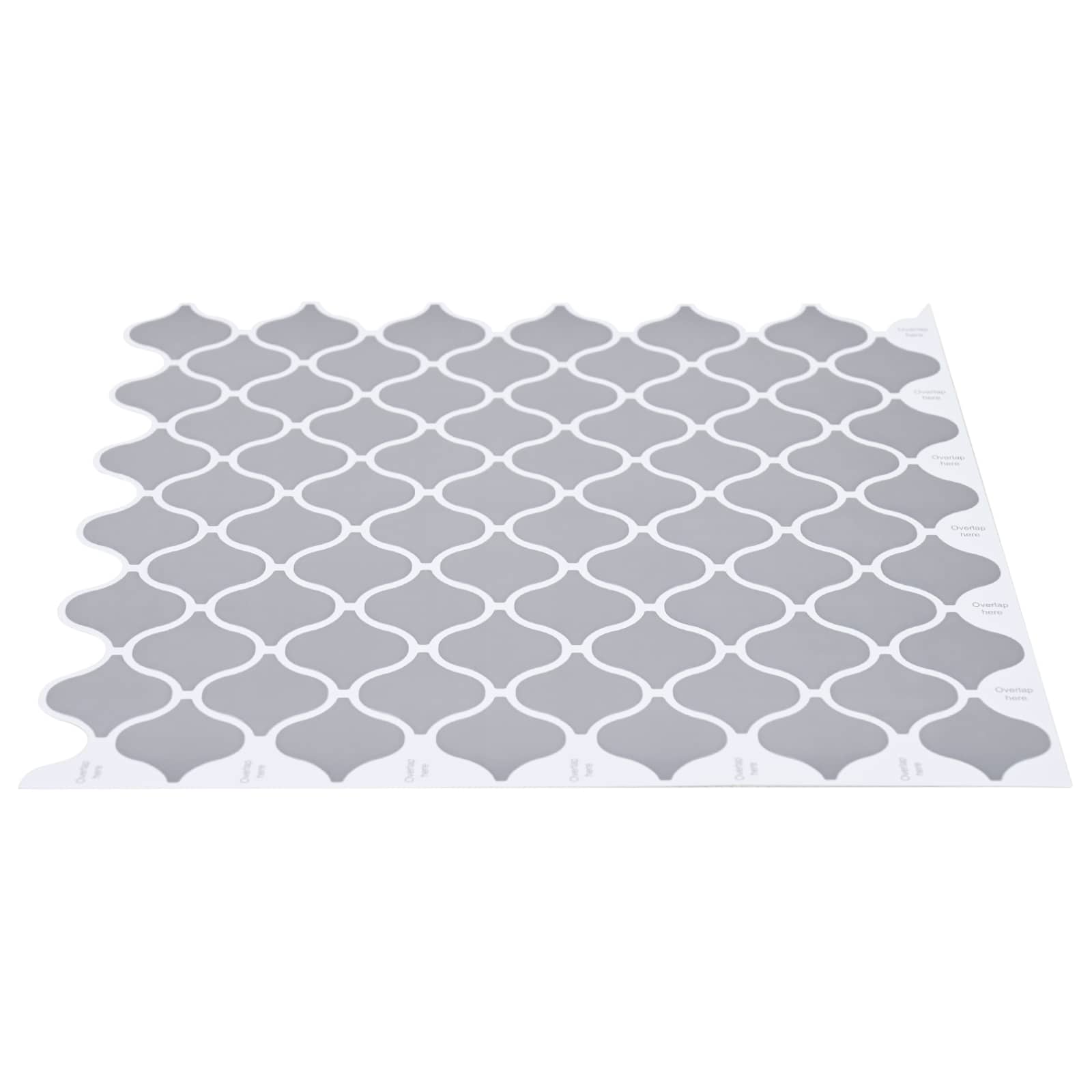 Lanturn ploča 50 pcs Siva 27 x 27 cm Poliuretan i PET