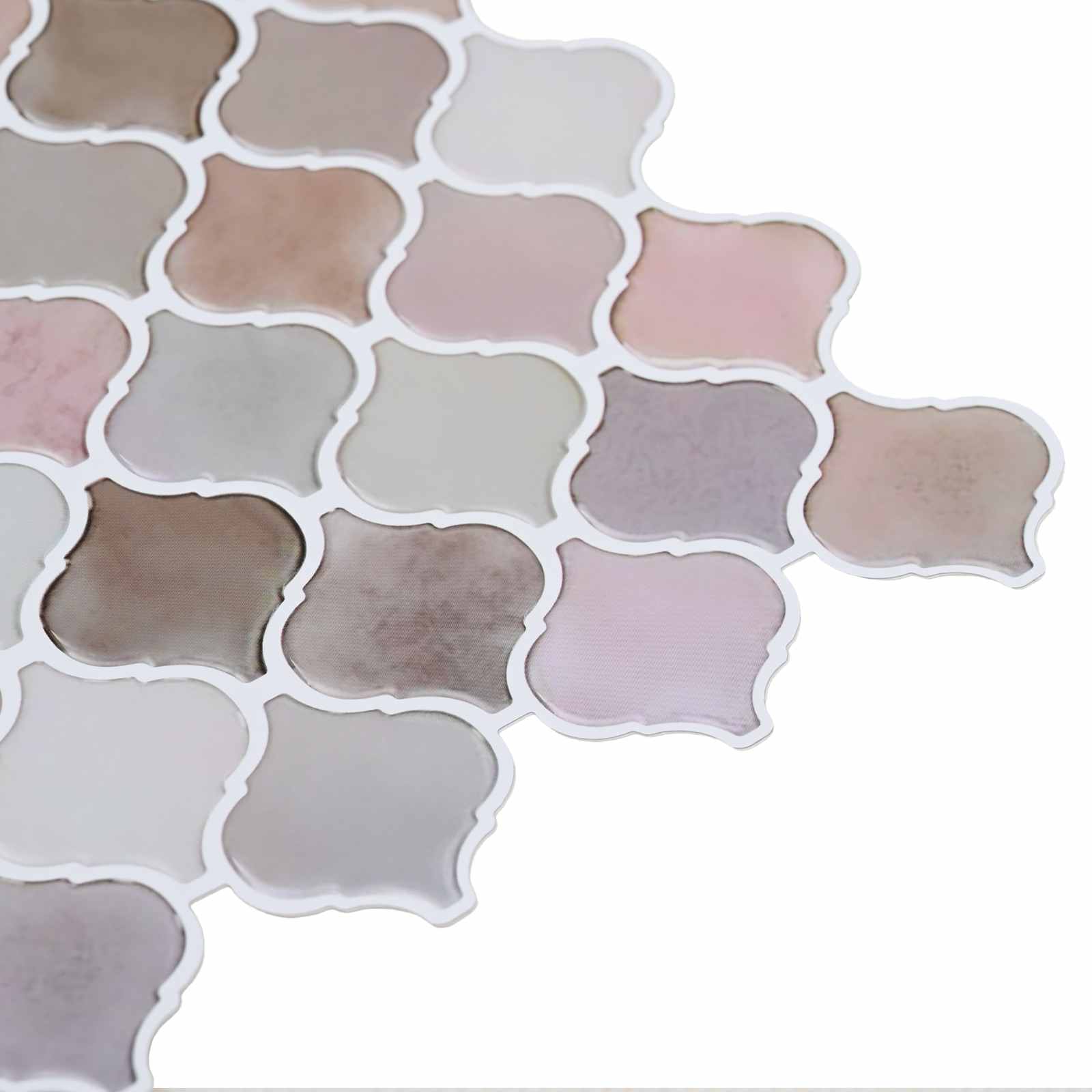 Lanturn ploča 10 pcs Bež 27 x 27 cm Poliuretan i PET