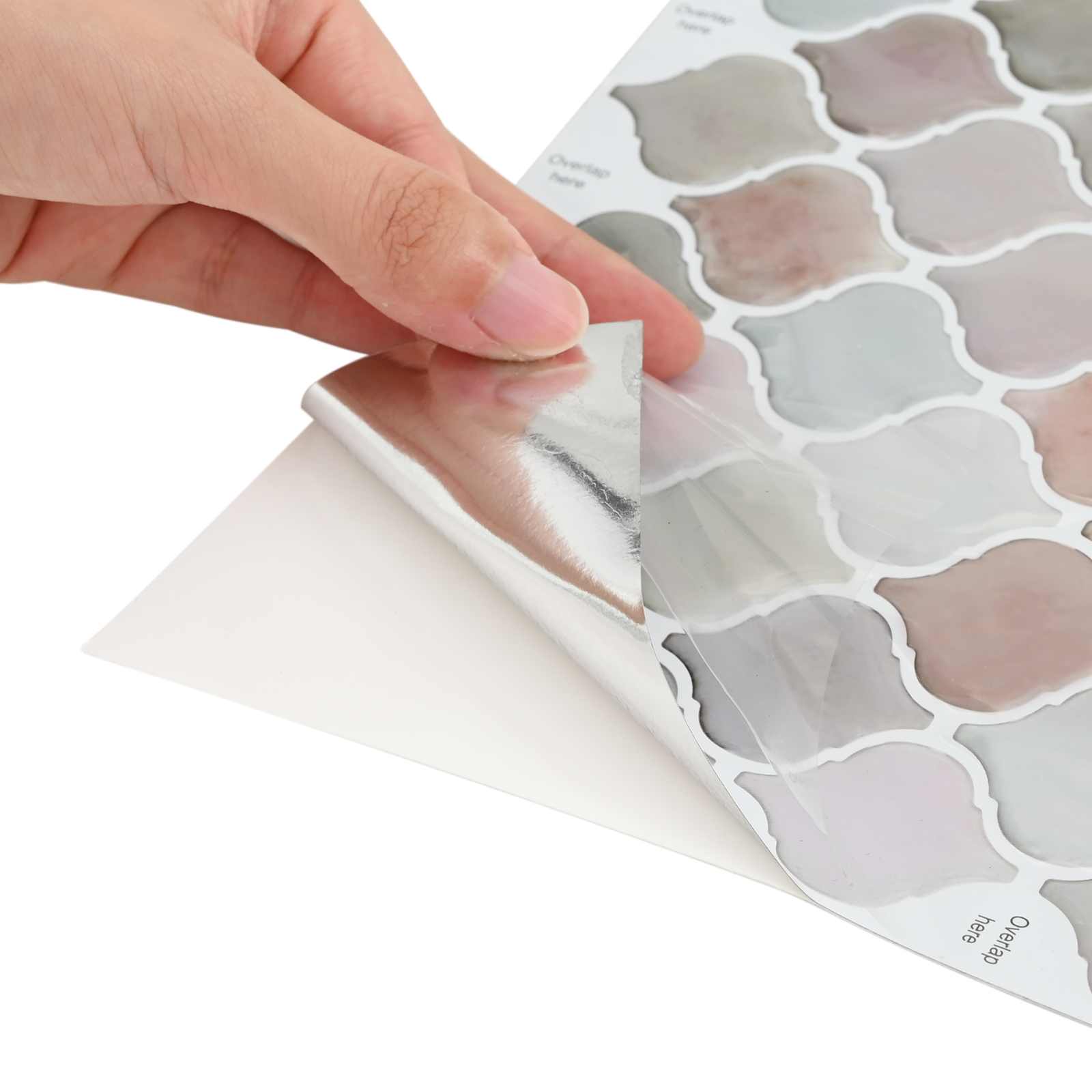 Lanturn ploča 20 pcs Bež 27 x 27 cm Poliuretan i PET