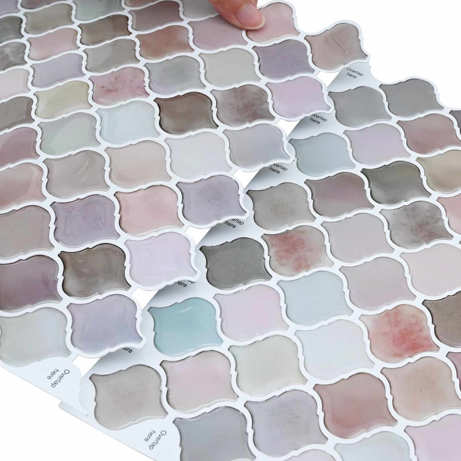 Lanturn ploča 50 pcs Bež 27 x 27 cm Poliuretan i PET
