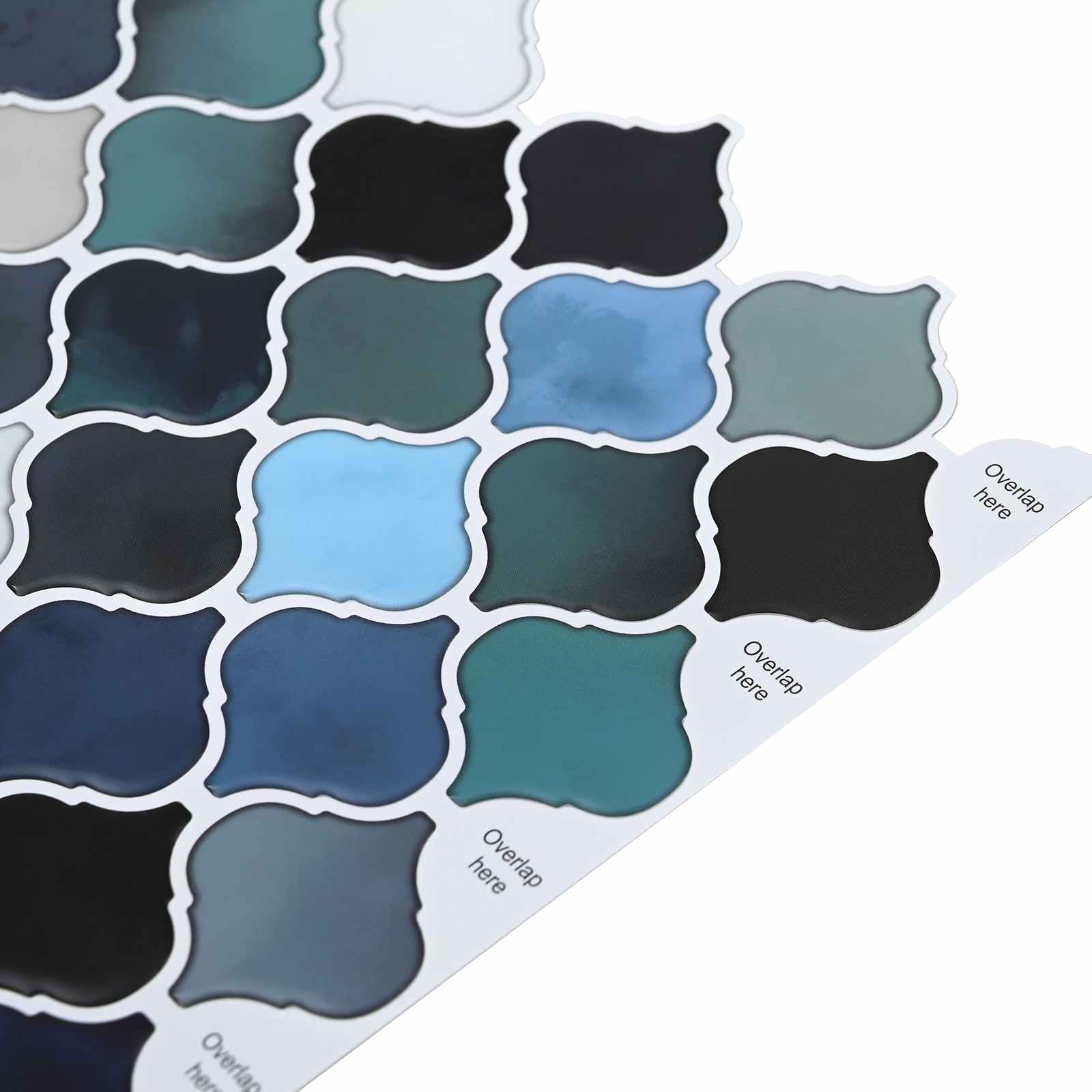 Lanturn ploča 10 pcs Plava Zelena 27 x 27 cm Poliuretan i PET