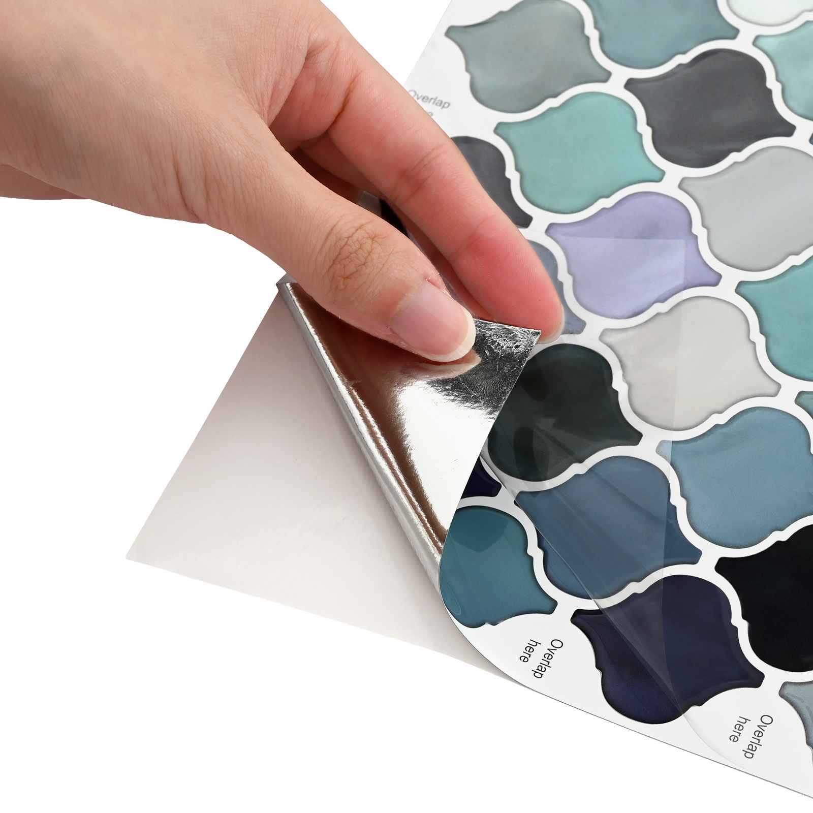 Lanturn ploča 10 pcs Plava Zelena 27 x 27 cm Poliuretan i PET