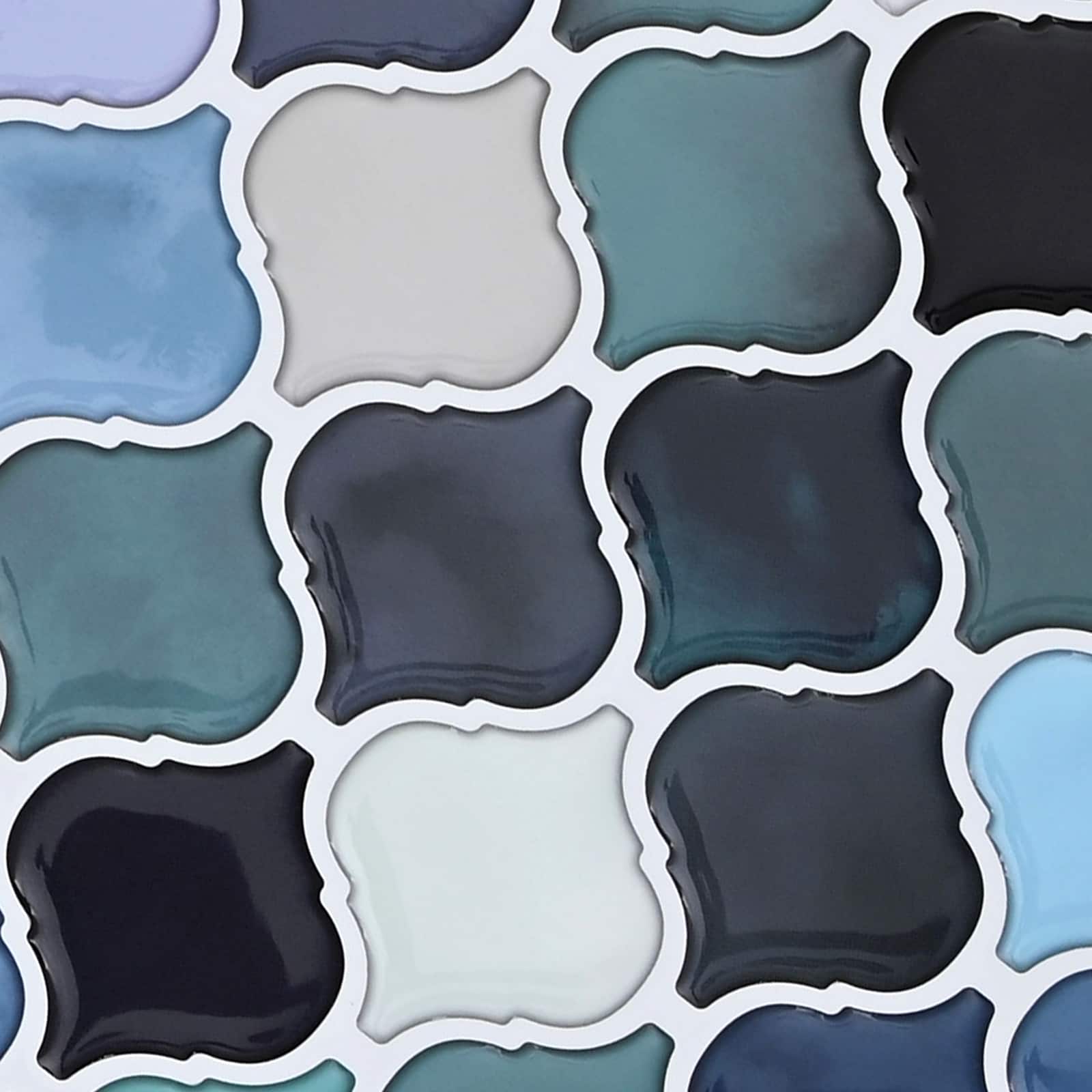 Lanturn ploča 10 pcs Plava Zelena 27 x 27 cm Poliuretan i PET
