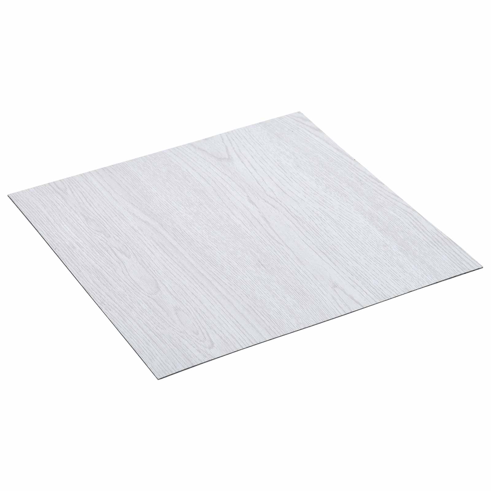Samoljepljive Pločice za Pod 30,5 x 30,5 cm 20 pcs PVC Bijela