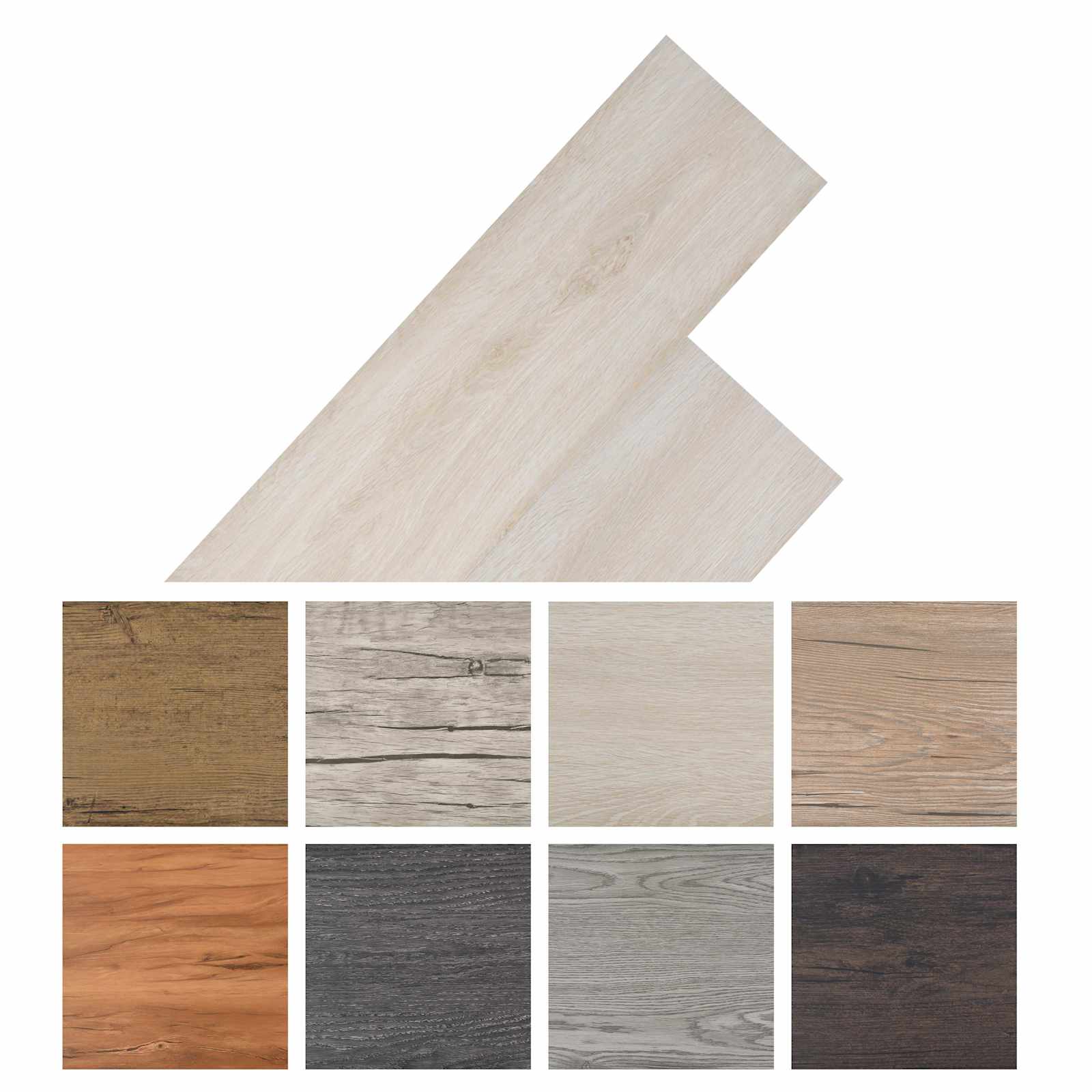 Samoljepljive PVC podne daske 30,5 x 61 cm 28 pcs PVC