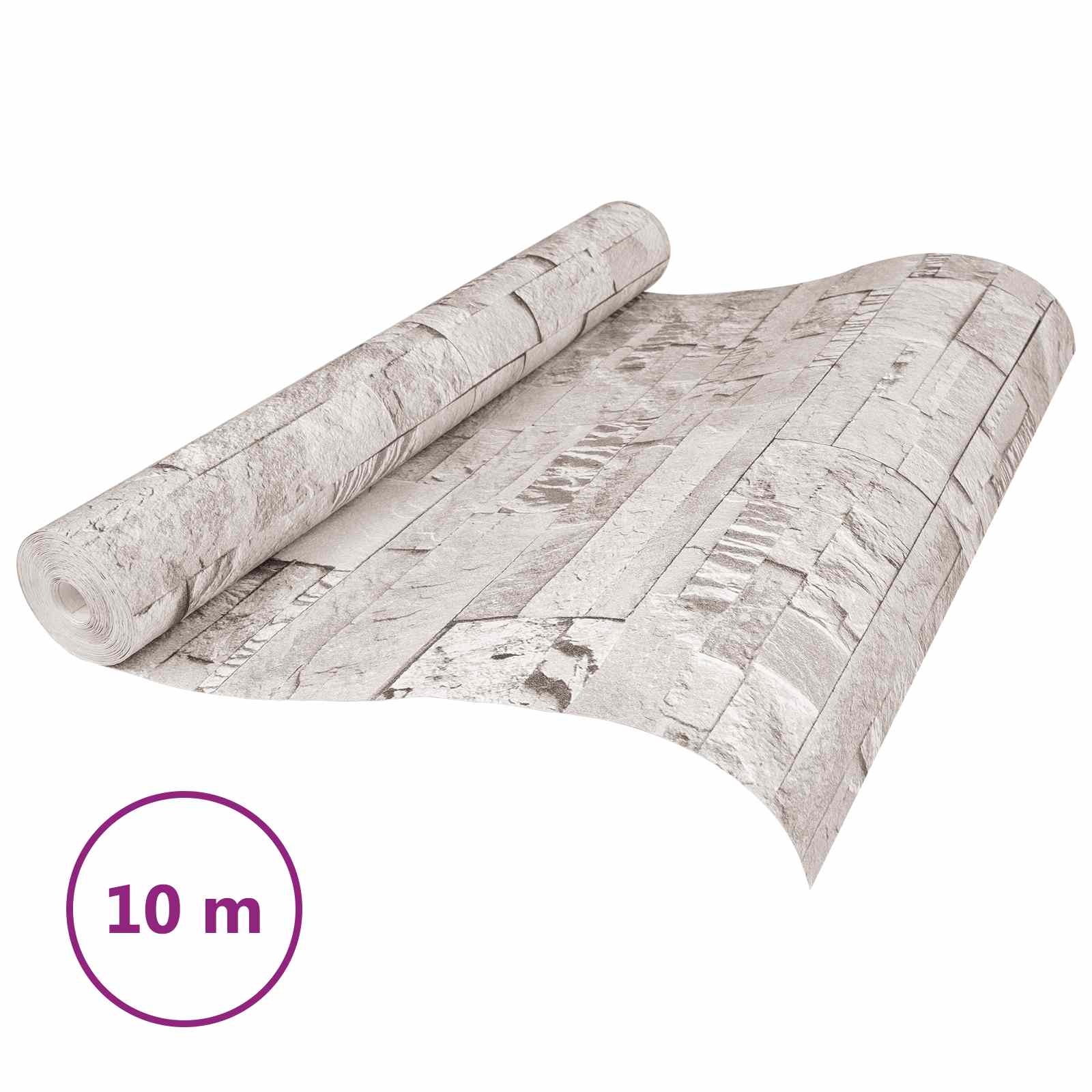 3D tapeta kamena Krem 10 x 0,53 m N woven tkanina