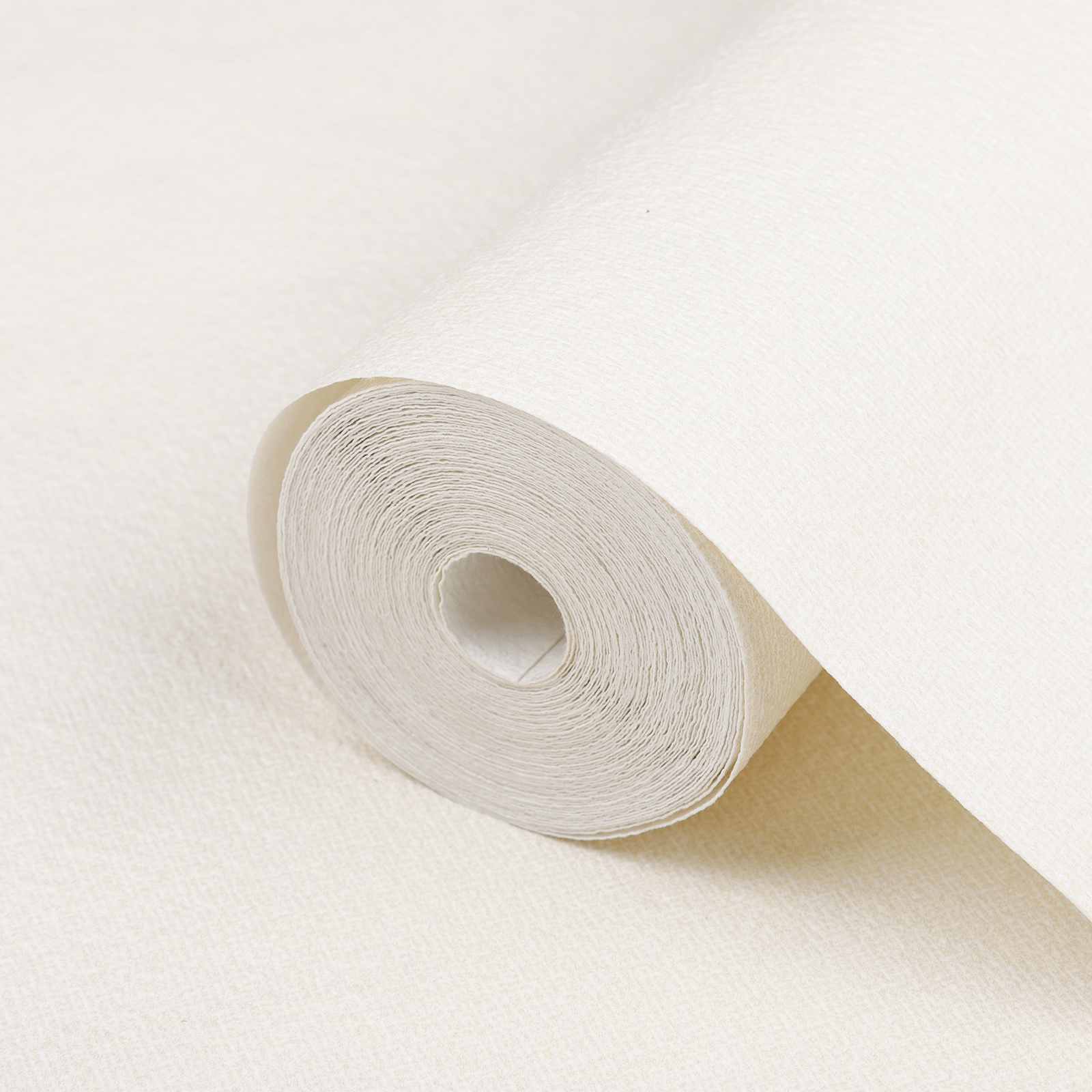 3D čvrsta tapeta Krem bijela 10 x 0,53 m N woven tkanina