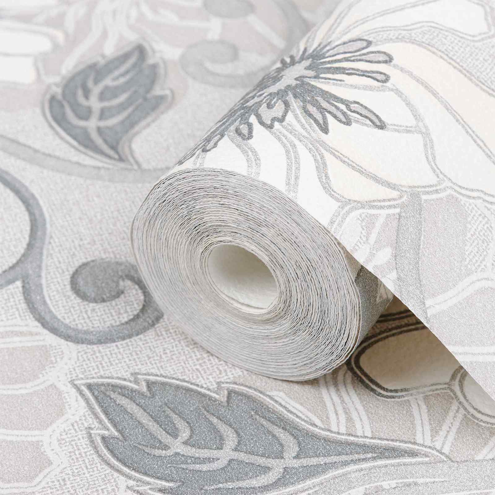 3D čvrsta tapeta Prugasti Cvijet 10 x 0,53 m N woven tkanina