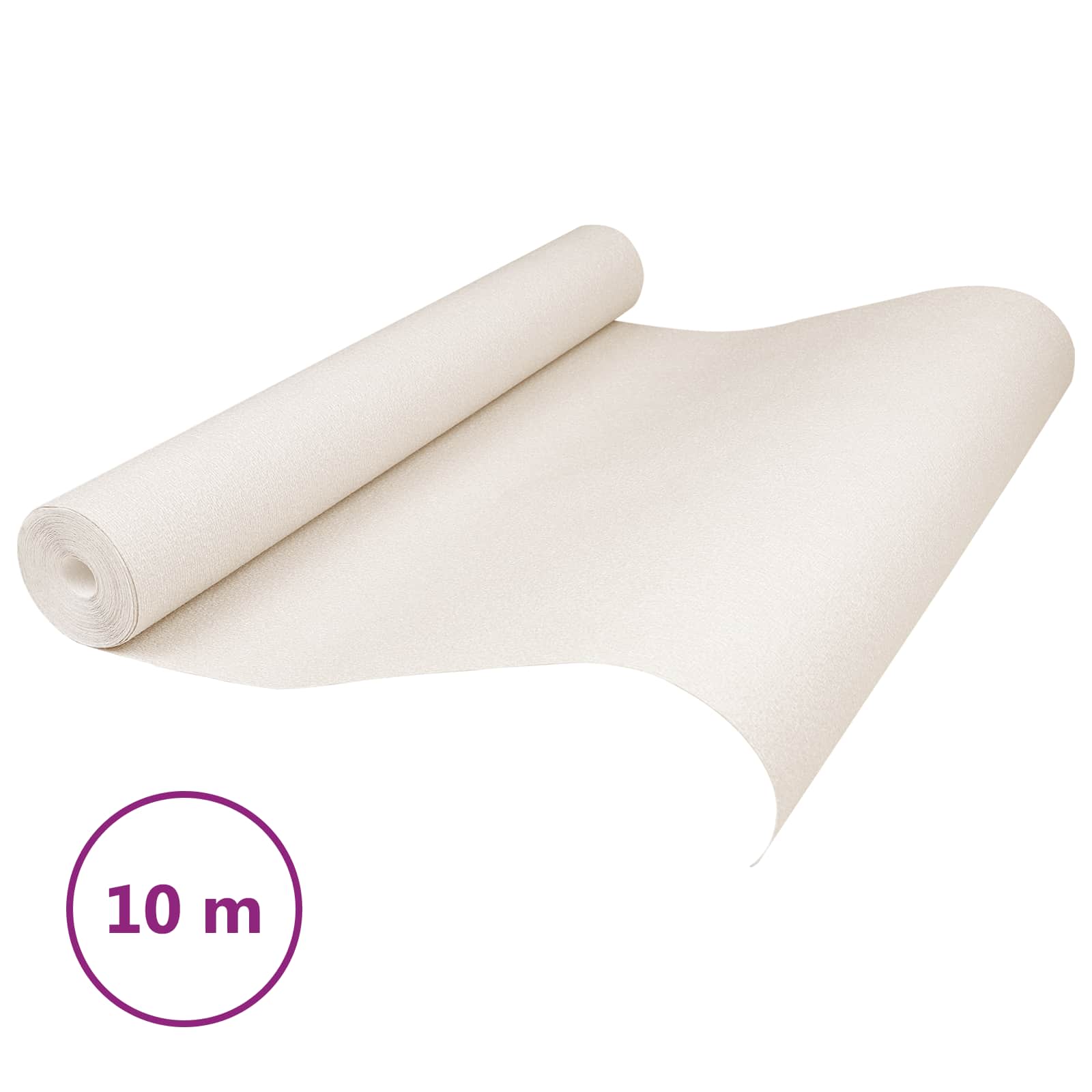 3D čvrsta tapeta Prugasti Krem 10 x 0,53 m N woven tkanina