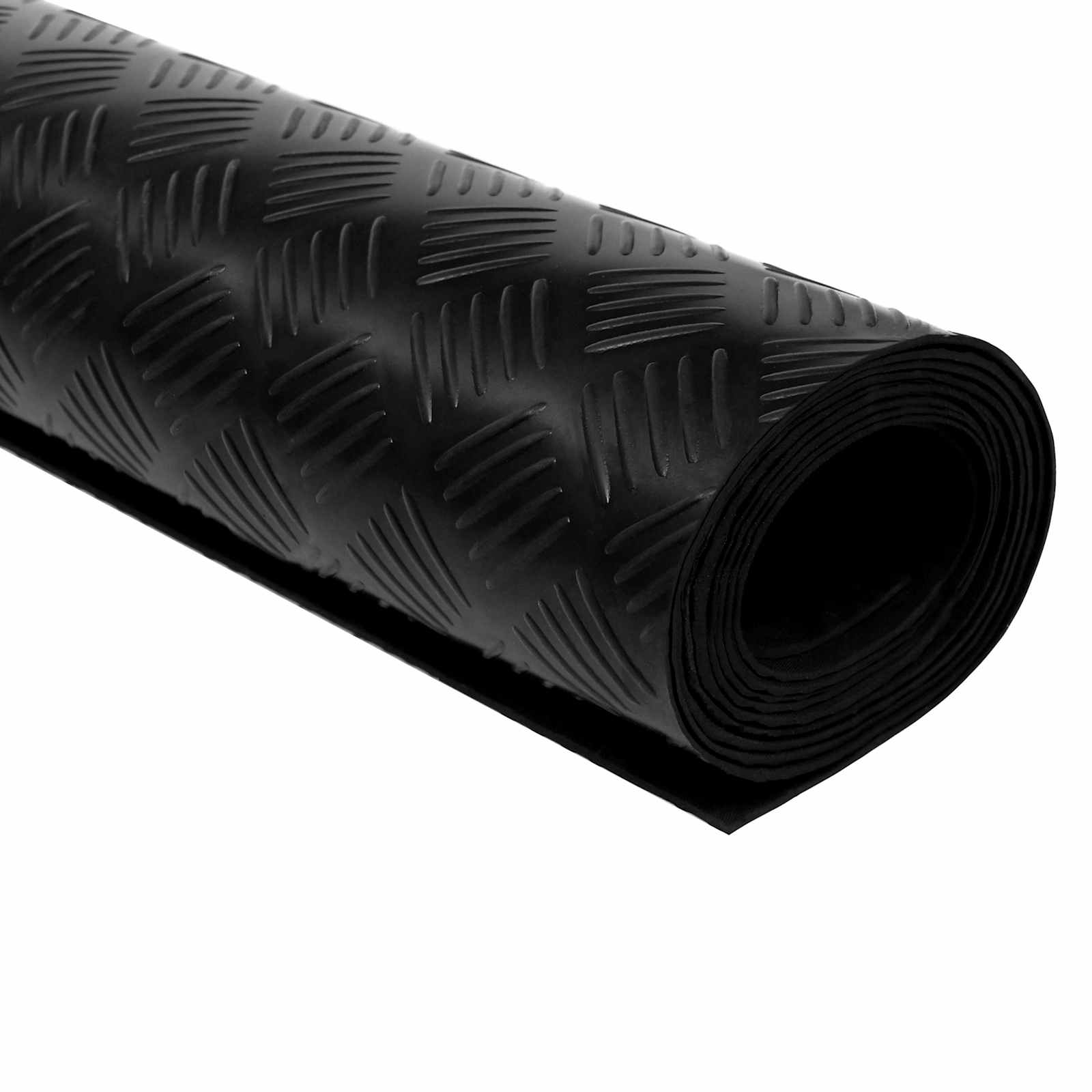 Podni mat Crna 1 x 5 m Guma