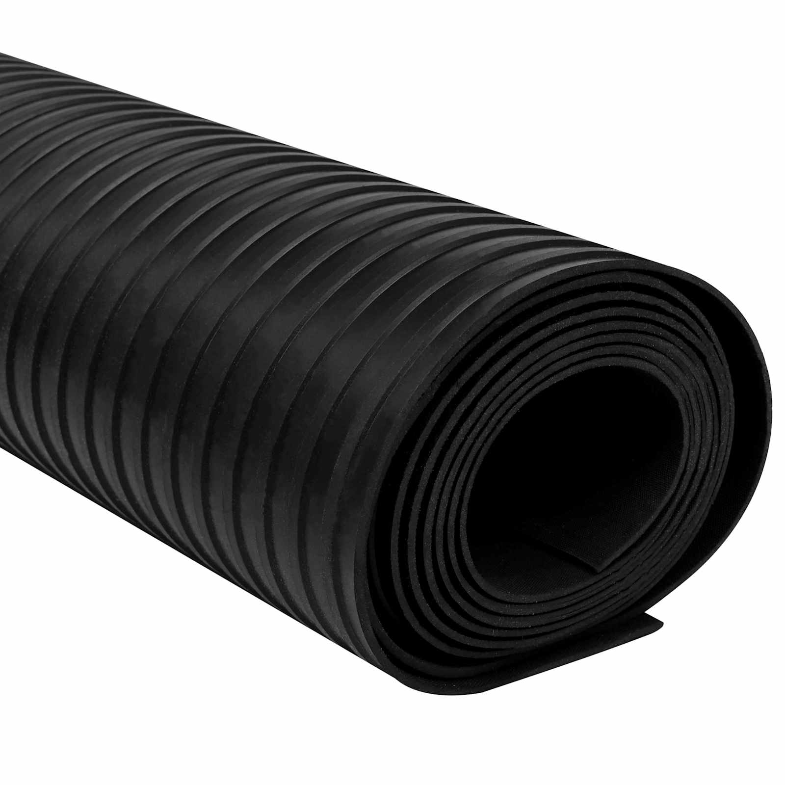 Podni mat Crna 1 x 5 m Guma