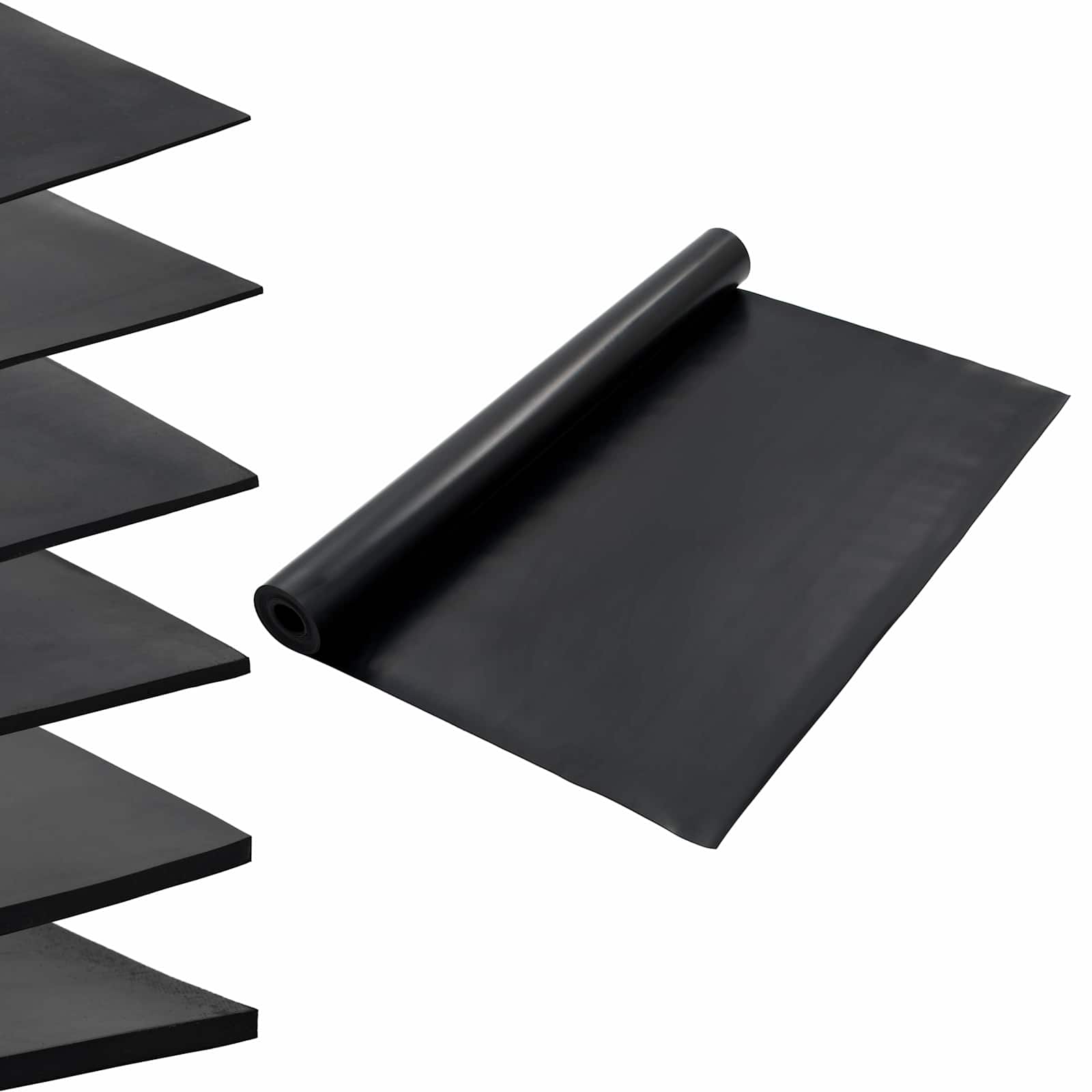 Podni mat Crna 1,2 x 5 m Guma