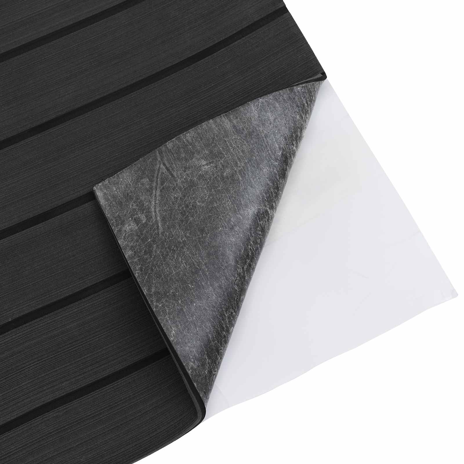 Prostirka za čamce Prugasti Tamno siva i crna 240 x 90 cm EVA
