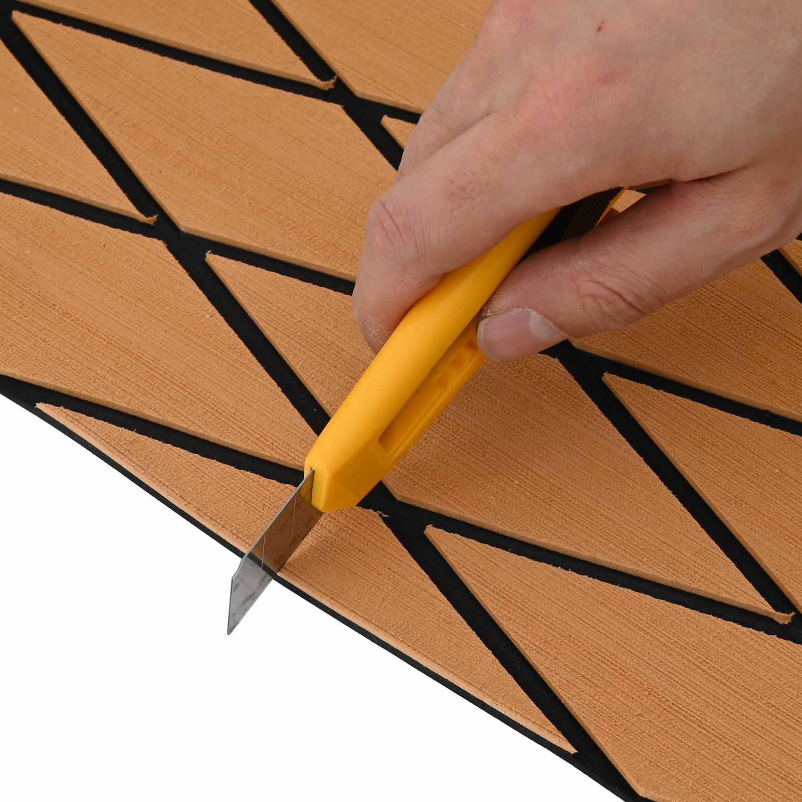 Prostirka za čamce Prugasti Smeđa i crna 190 x 70 cm EVA
