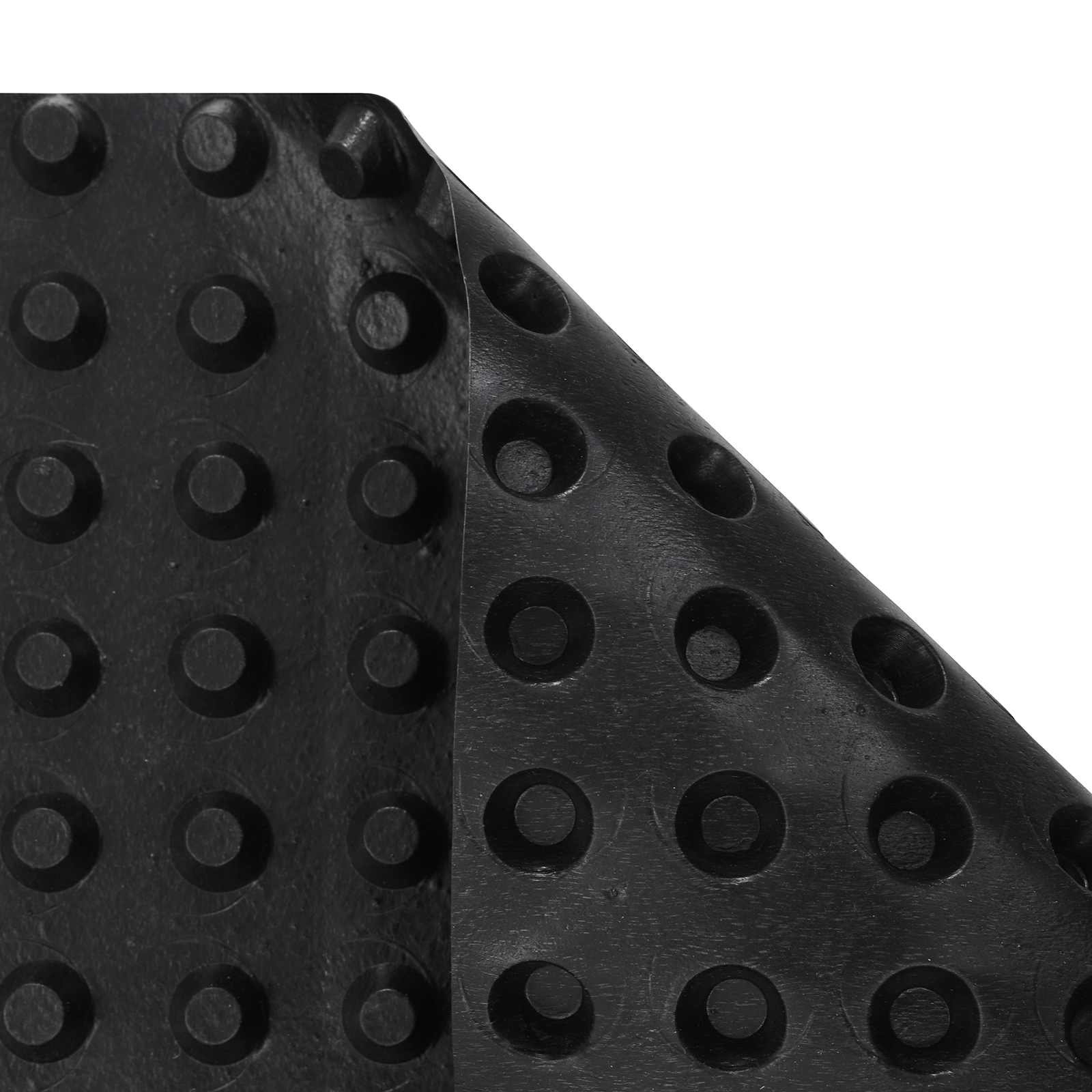 Pucketana odvodna ploča Crna 1 x 10 m HDPE