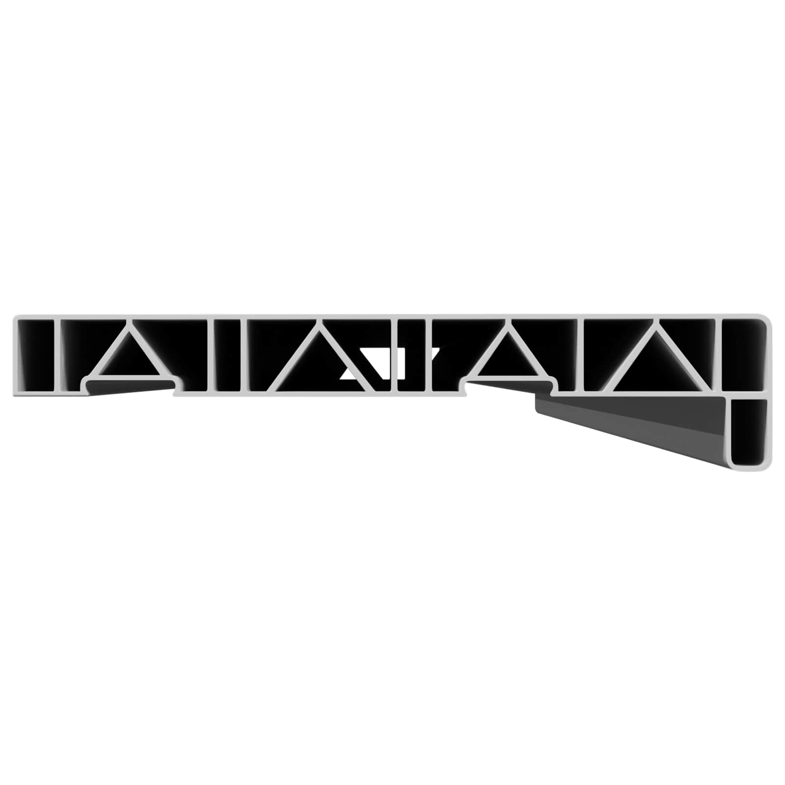 Prozorska klupčica Bijela 120 x 20 x 4,5 cm PVC