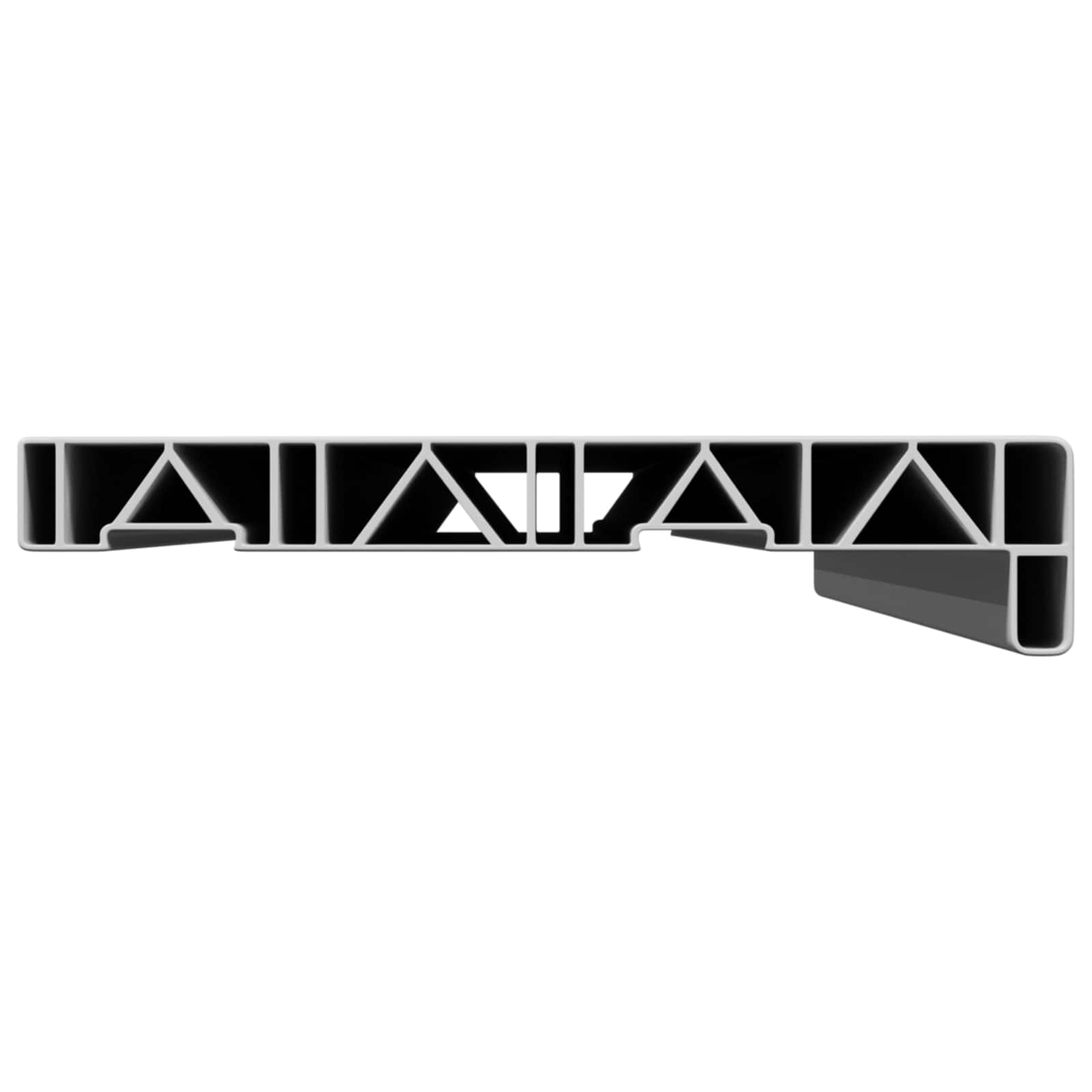 Prozorska klupčica Bijela 60 x 25 x 4,5 cm PVC