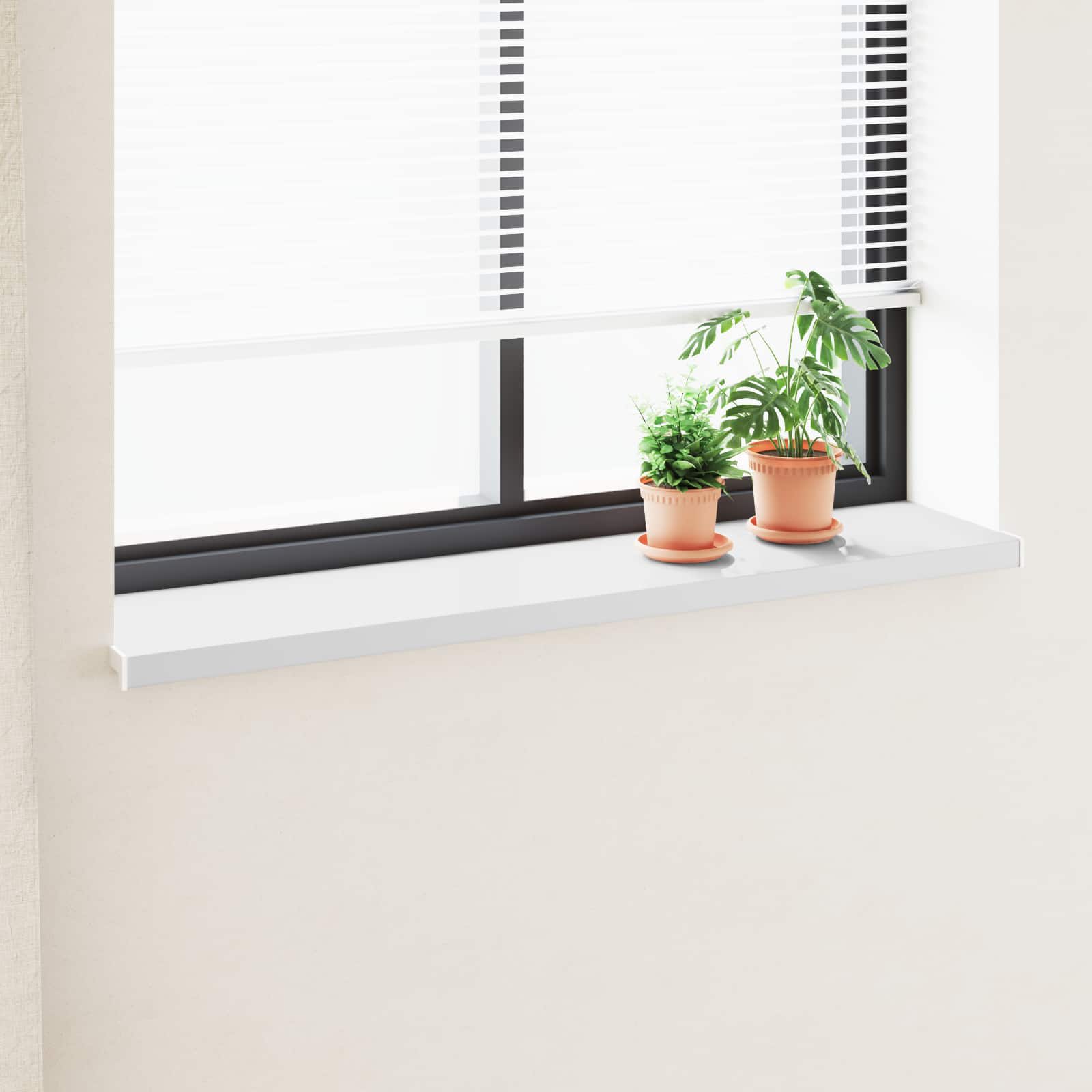 Prozorska klupčica Bijela 120 x 30 x 4,5 cm PVC
