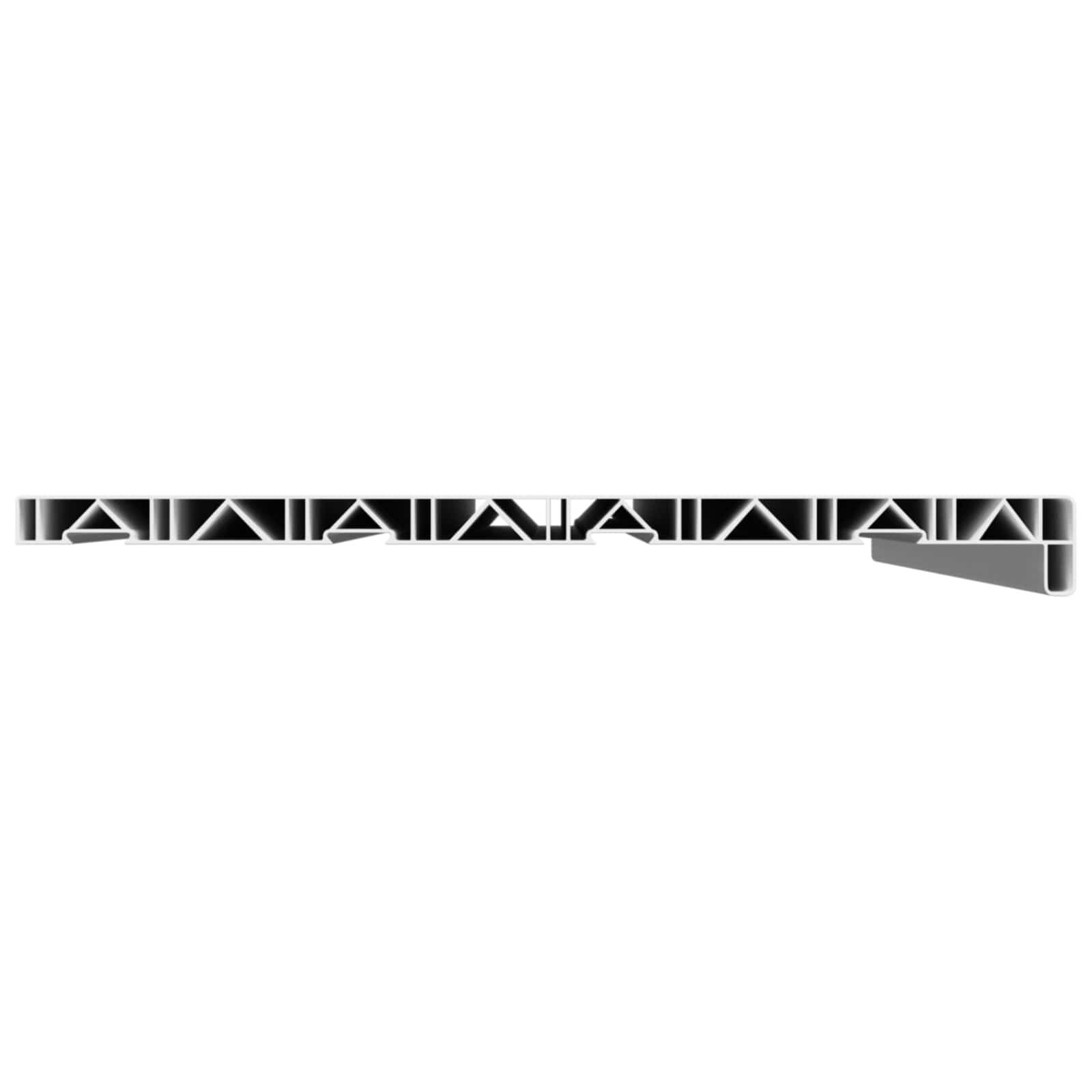 Prozorska klupčica Bijela 60 x 40 x 4,5 cm PVC