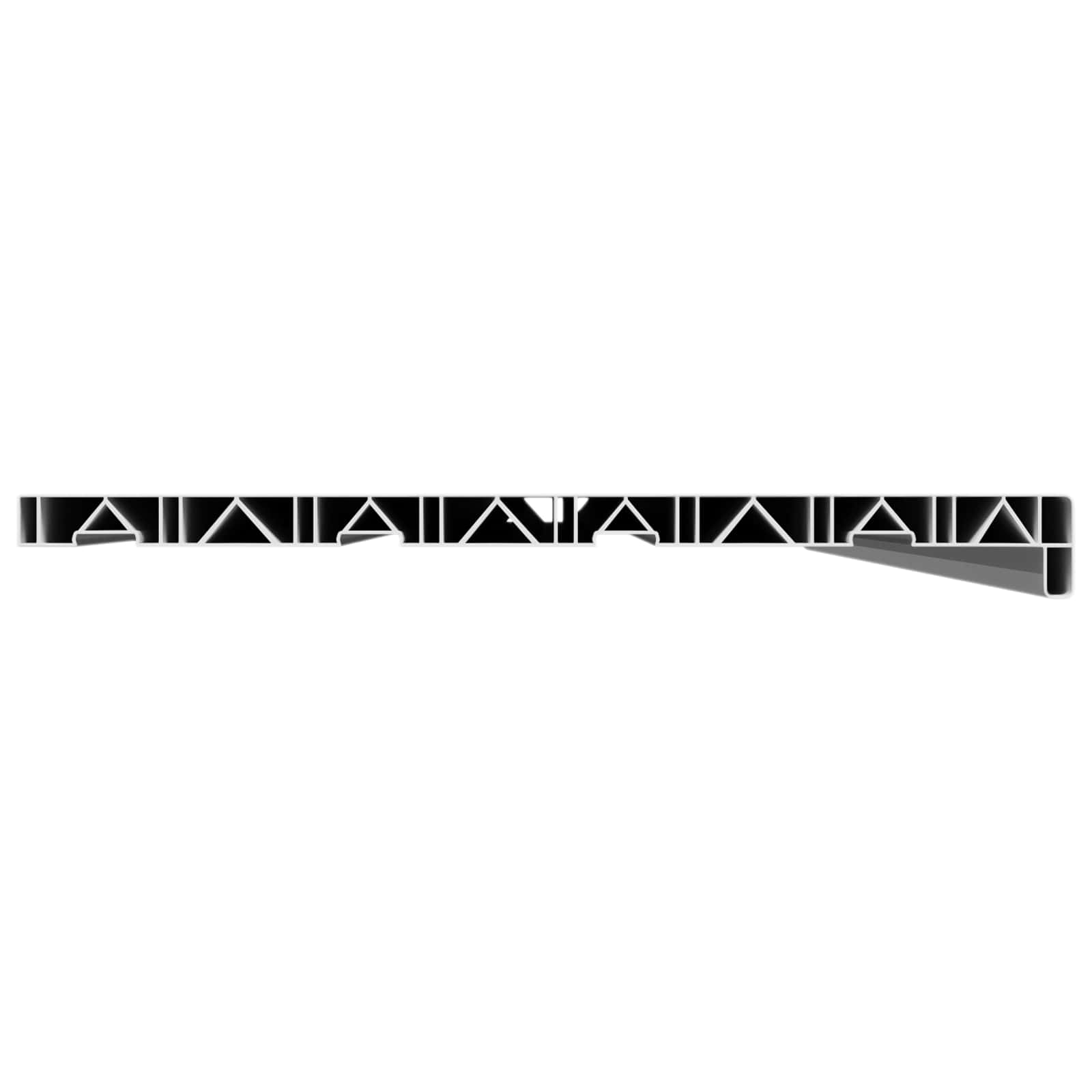 Prozorska klupčica Bijela 120 x 40 x 4,5 cm PVC
