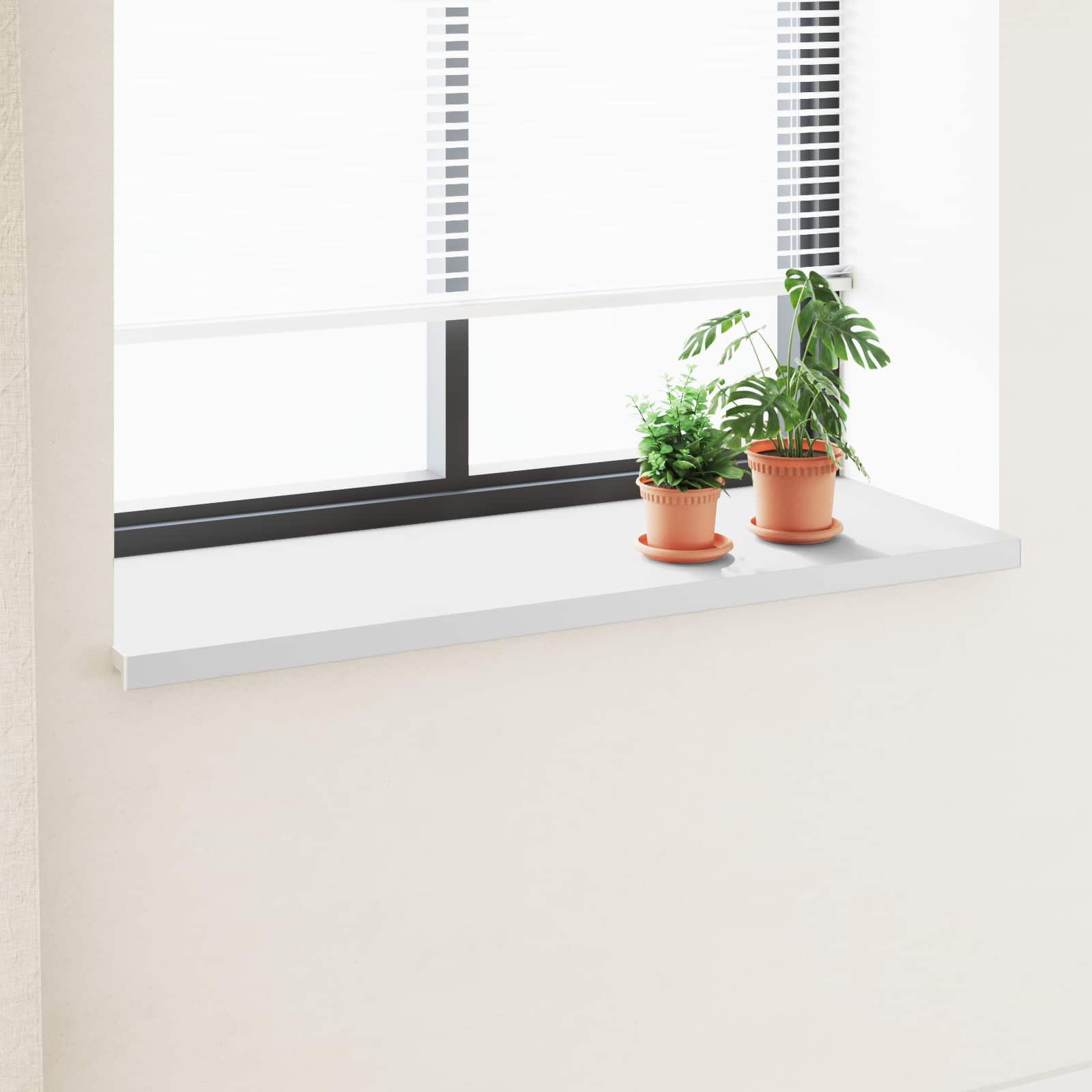 Prozorska klupčica Bijela 140 x 50 x 4,5 cm PVC