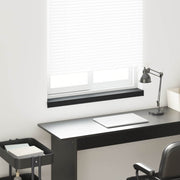 Prozorska klupčica Crno s drvenim uzorkom 80 x 10 x 4,5 cm PVC