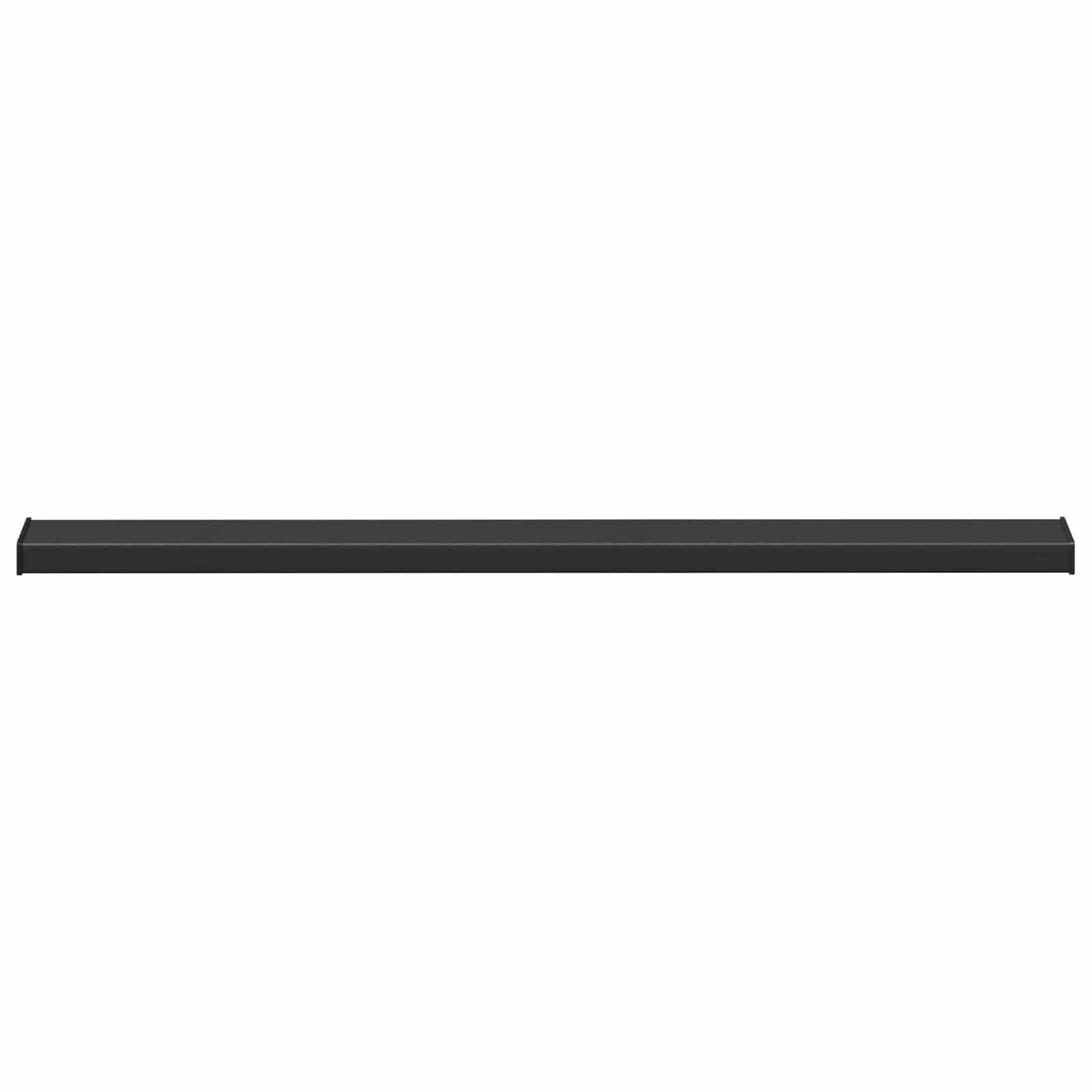 Prozorska klupčica Crno s drvenim uzorkom 140 x 10 x 4,5 cm PVC
