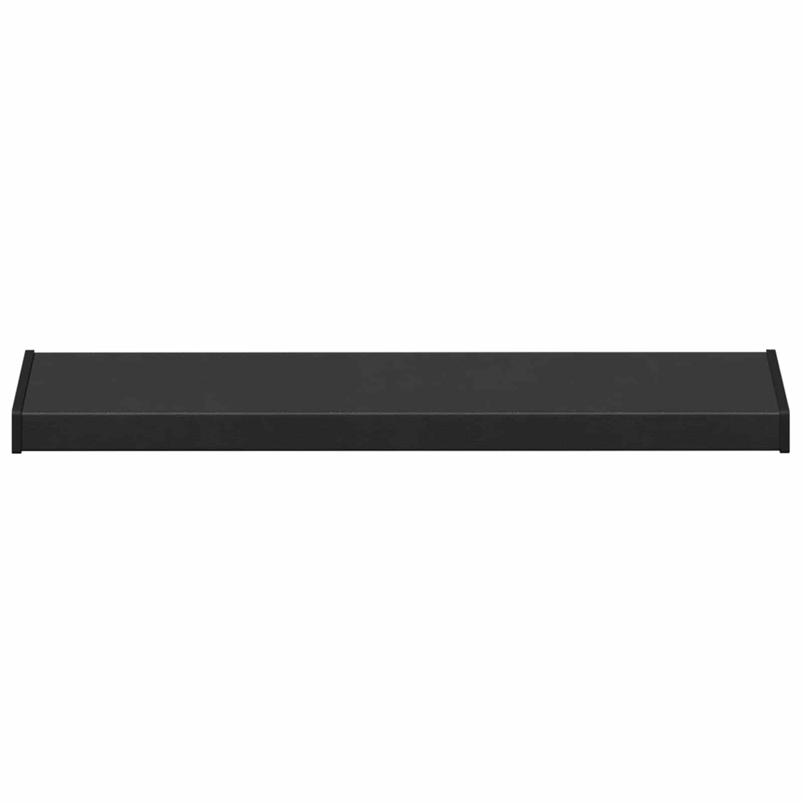 Prozorska klupčica Crno s drvenim uzorkom 100 x 20 x 4,5 cm PVC