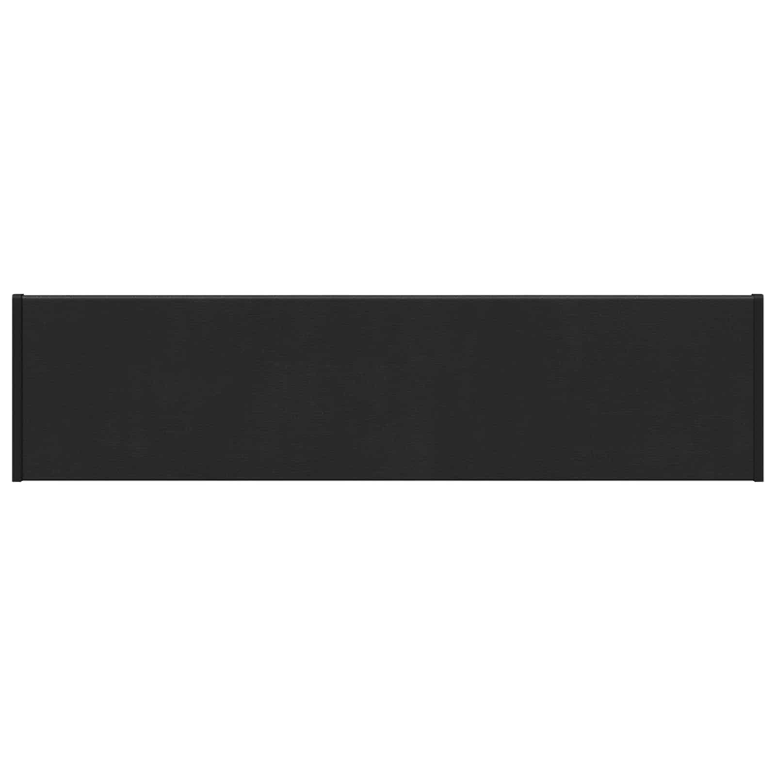 Prozorska klupčica Crno s drvenim uzorkom 100 x 20 x 4,5 cm PVC