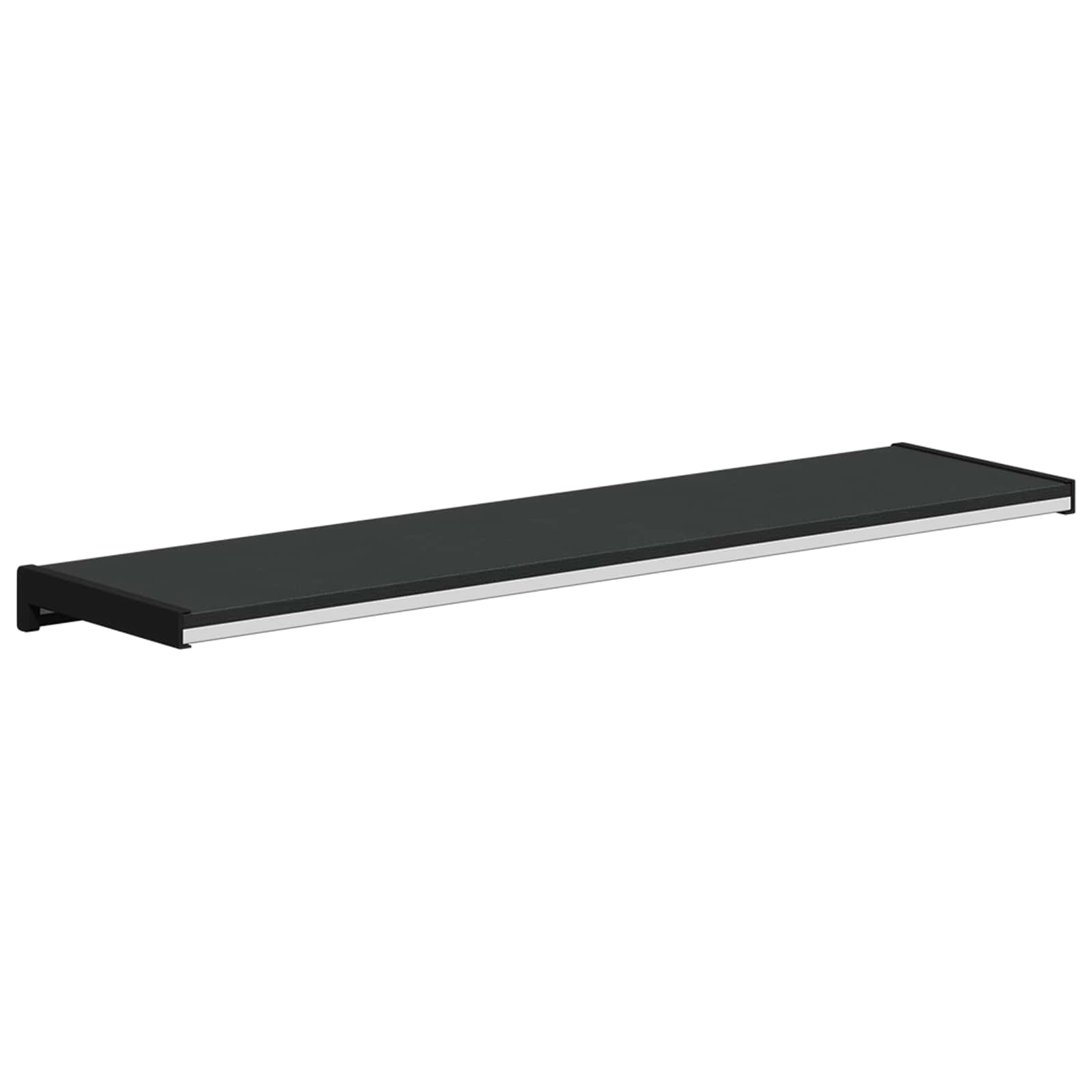 Prozorska klupčica Crno s drvenim uzorkom 60 x 25 x 4,5 cm PVC