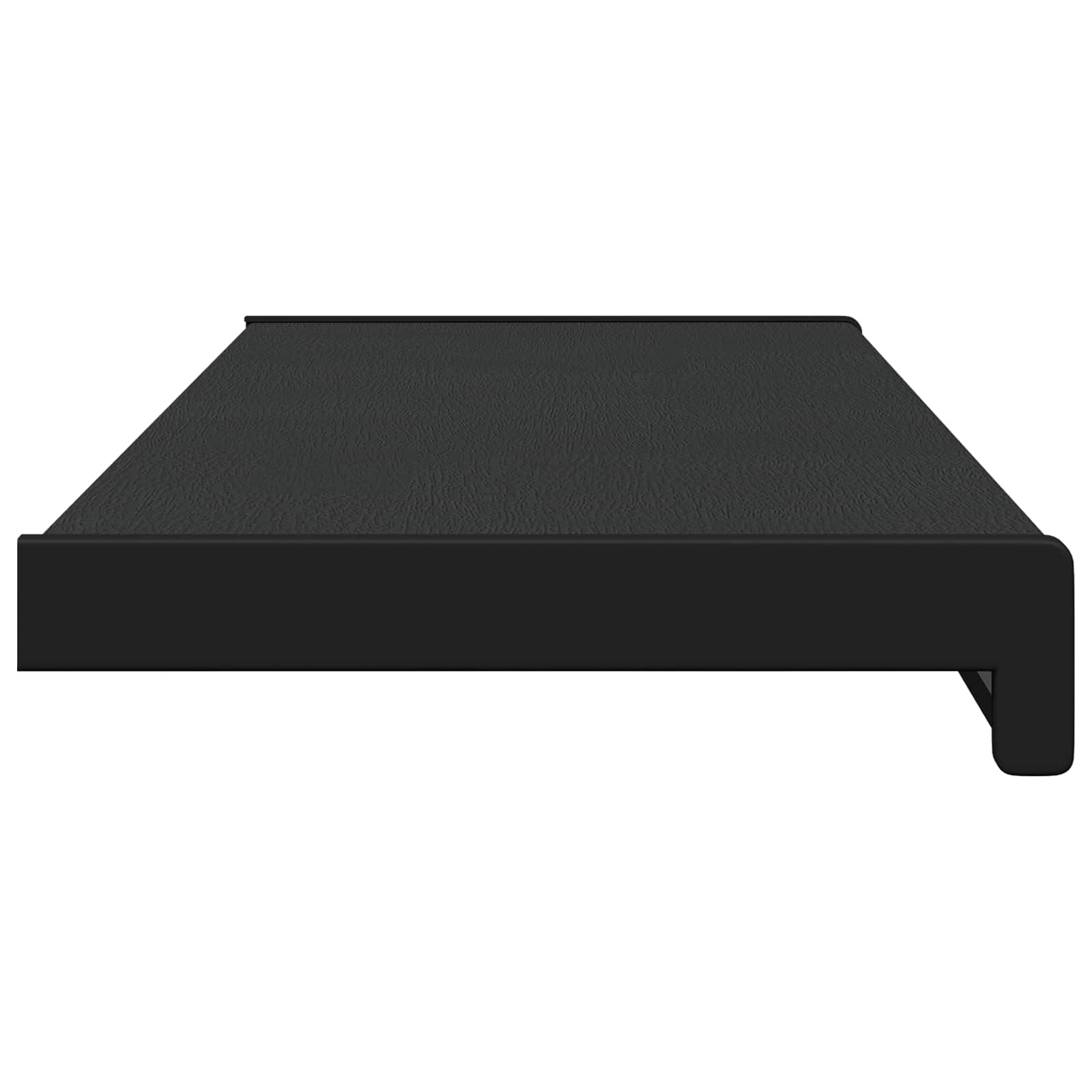 Prozorska klupčica Crno s drvenim uzorkom 100 x 25 x 4,5 cm PVC